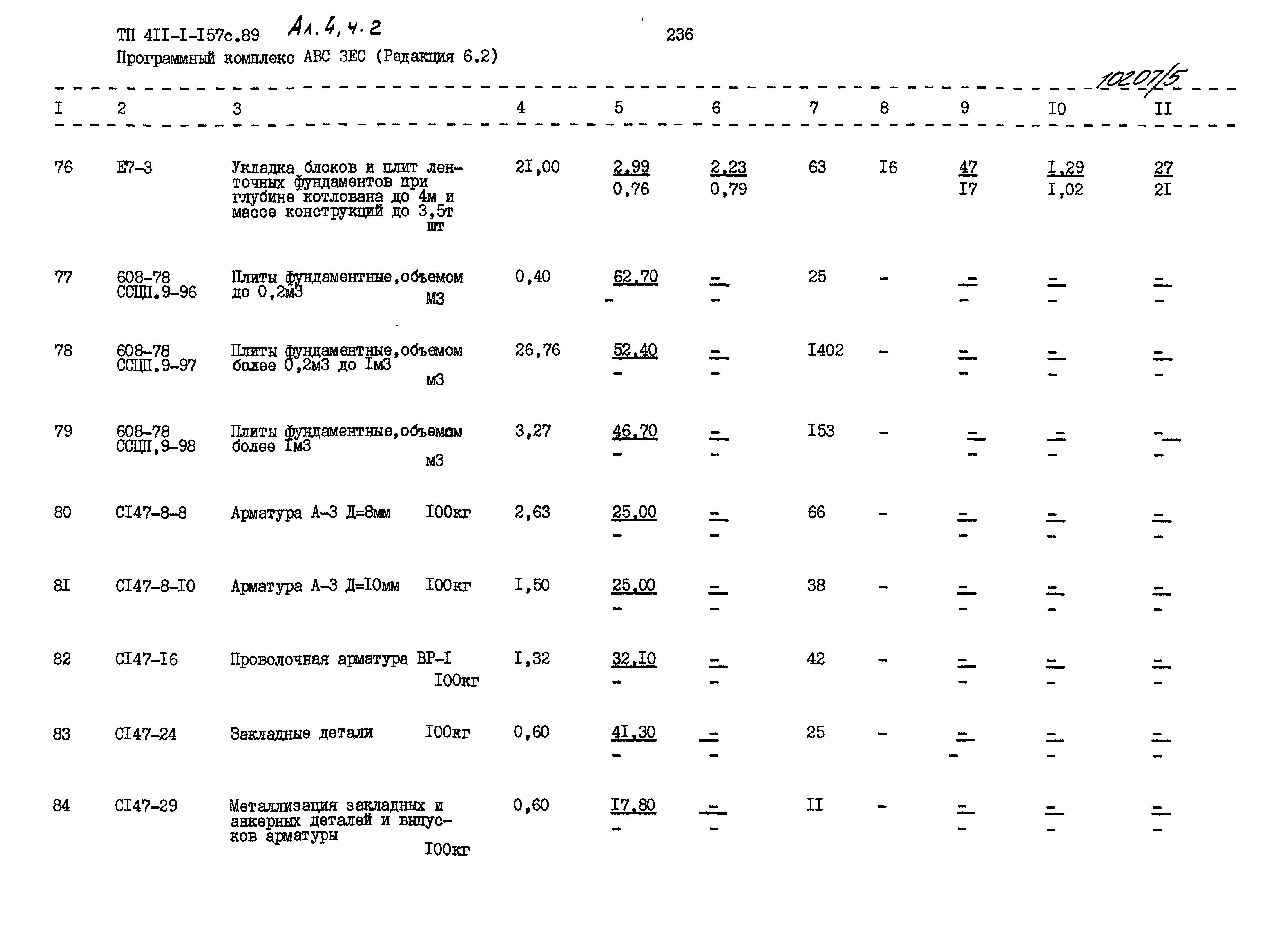 Типовой проект 411-1-157с.89