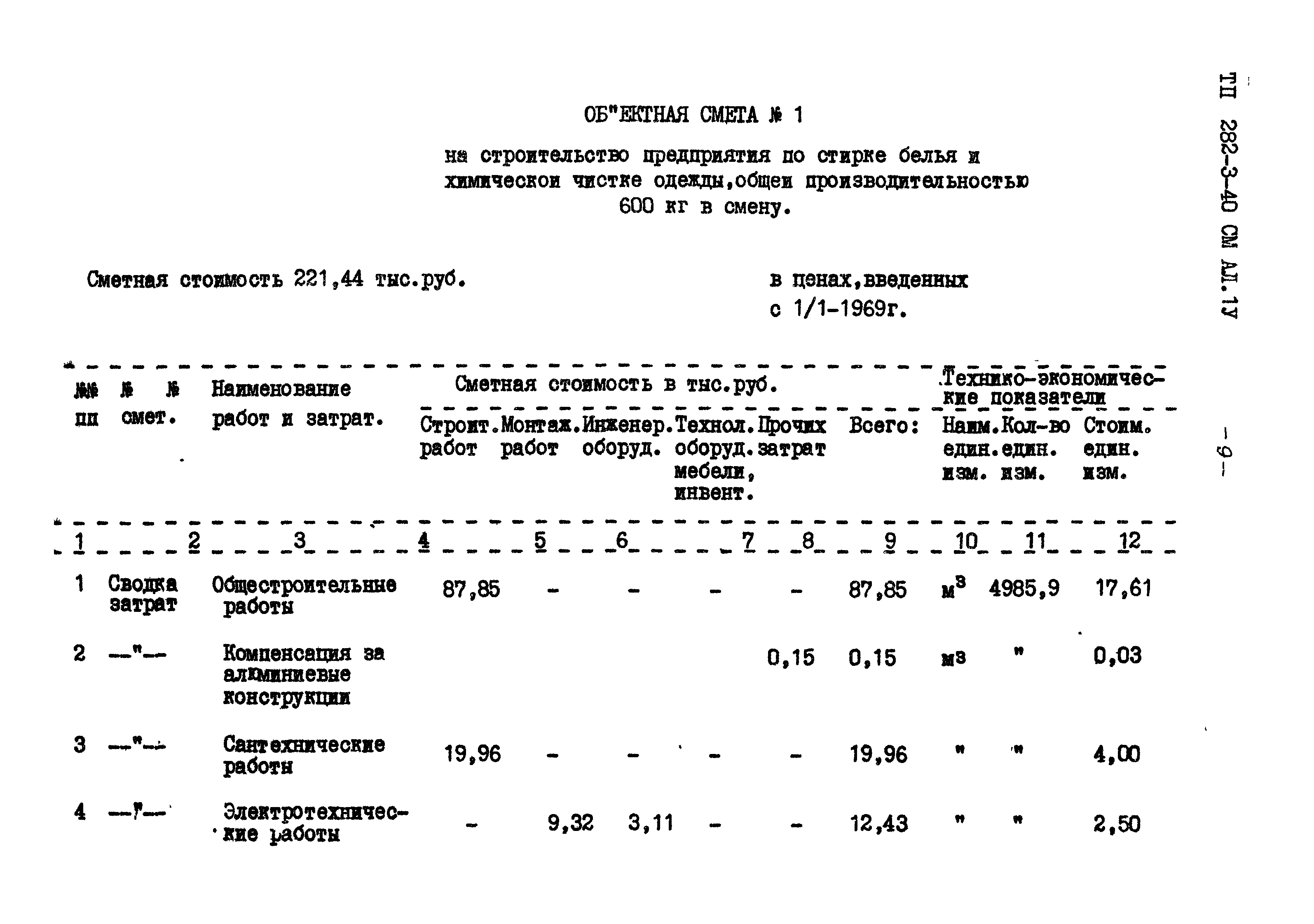 Типовой проект 282-3-40