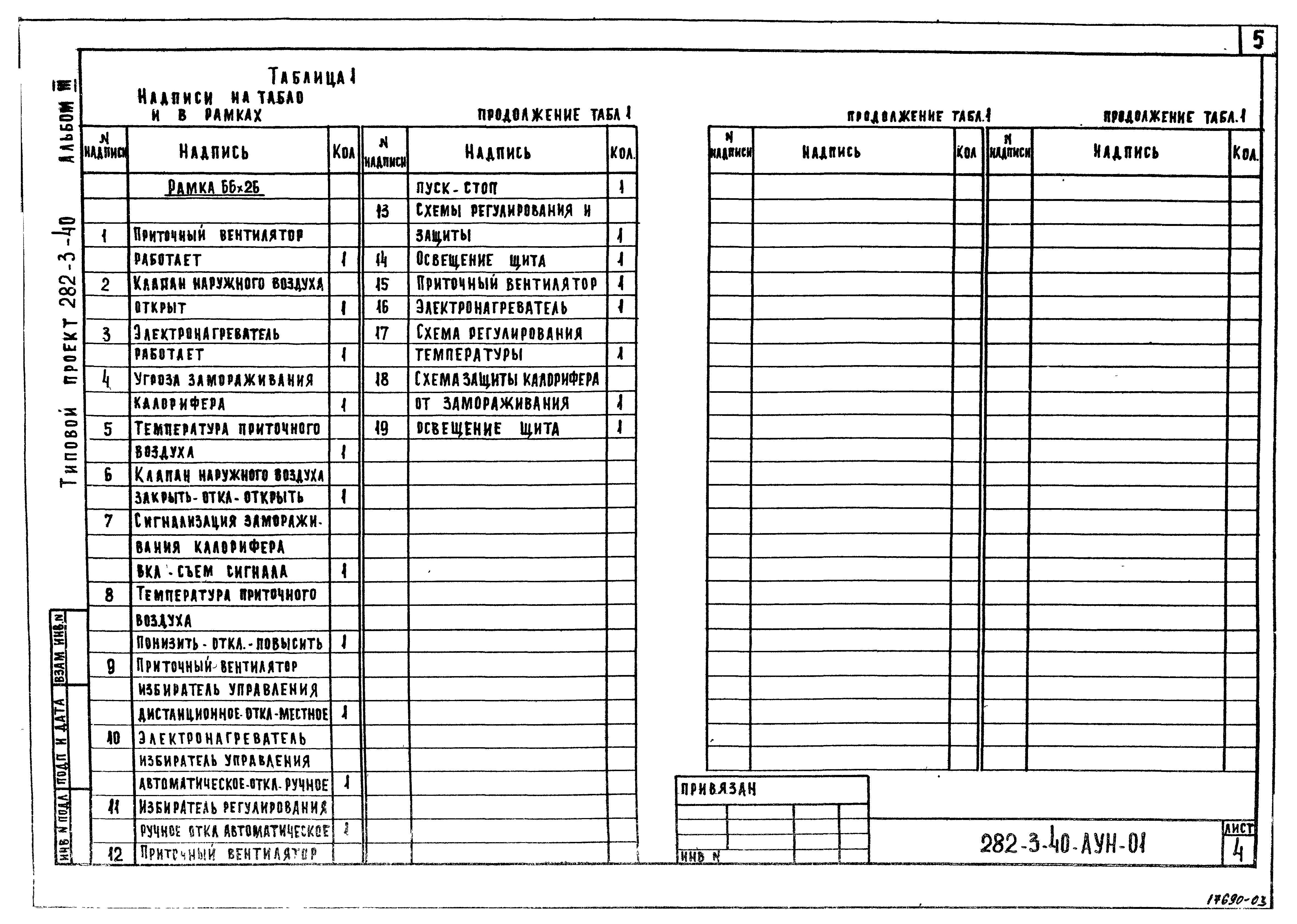 Типовой проект 282-3-40