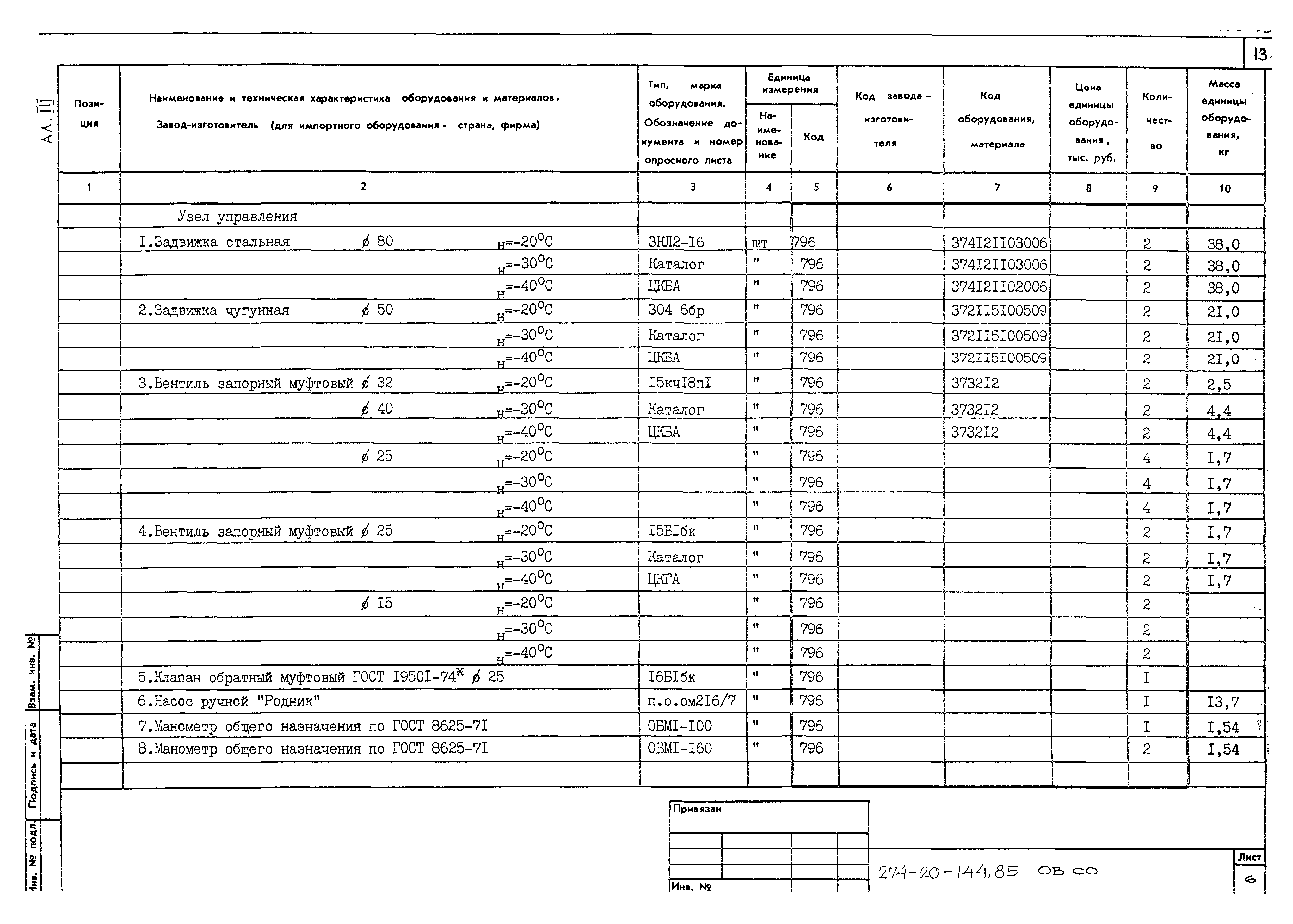 Типовой проект 274-20-144.85