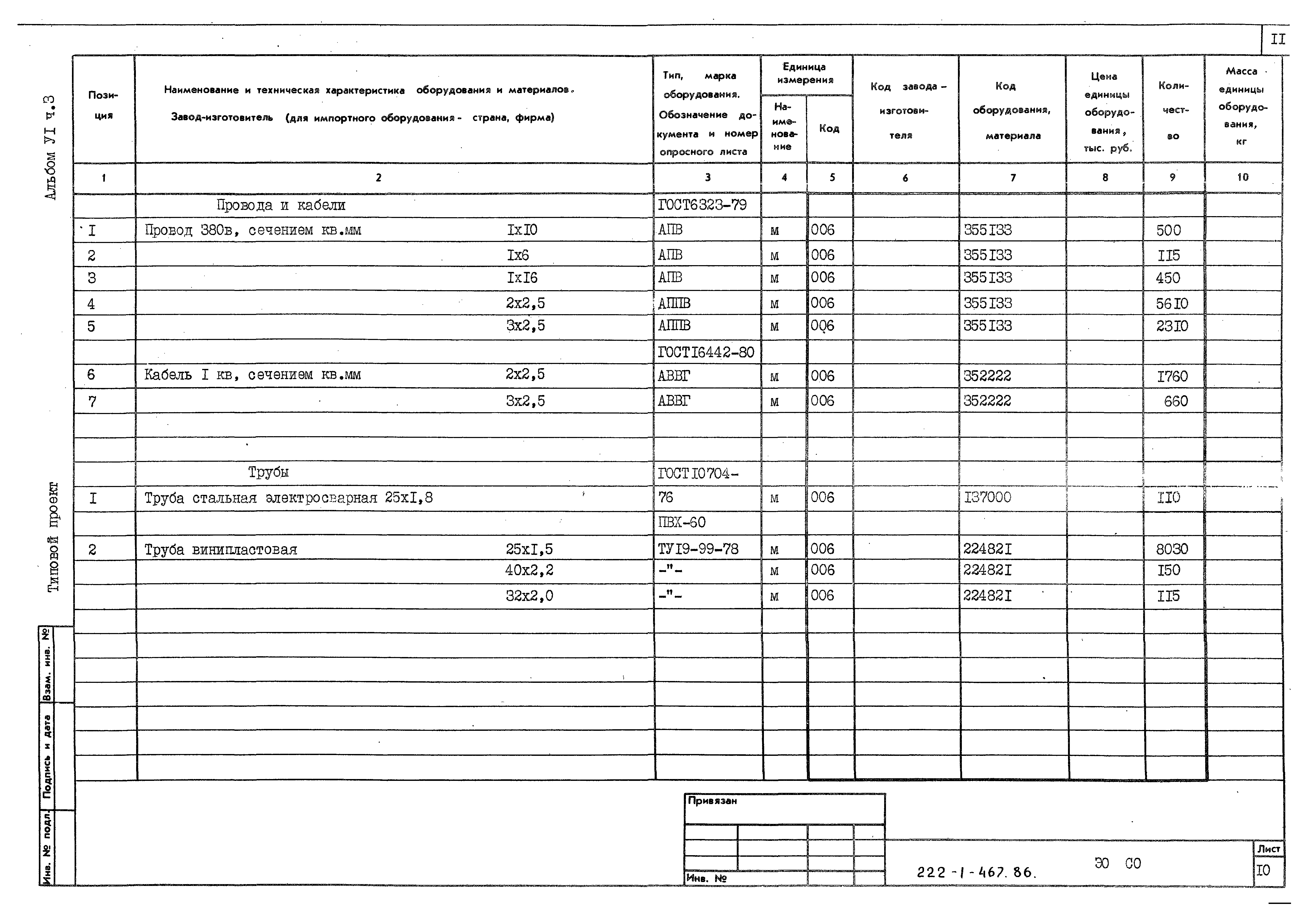 Типовой проект 222-1-467.86