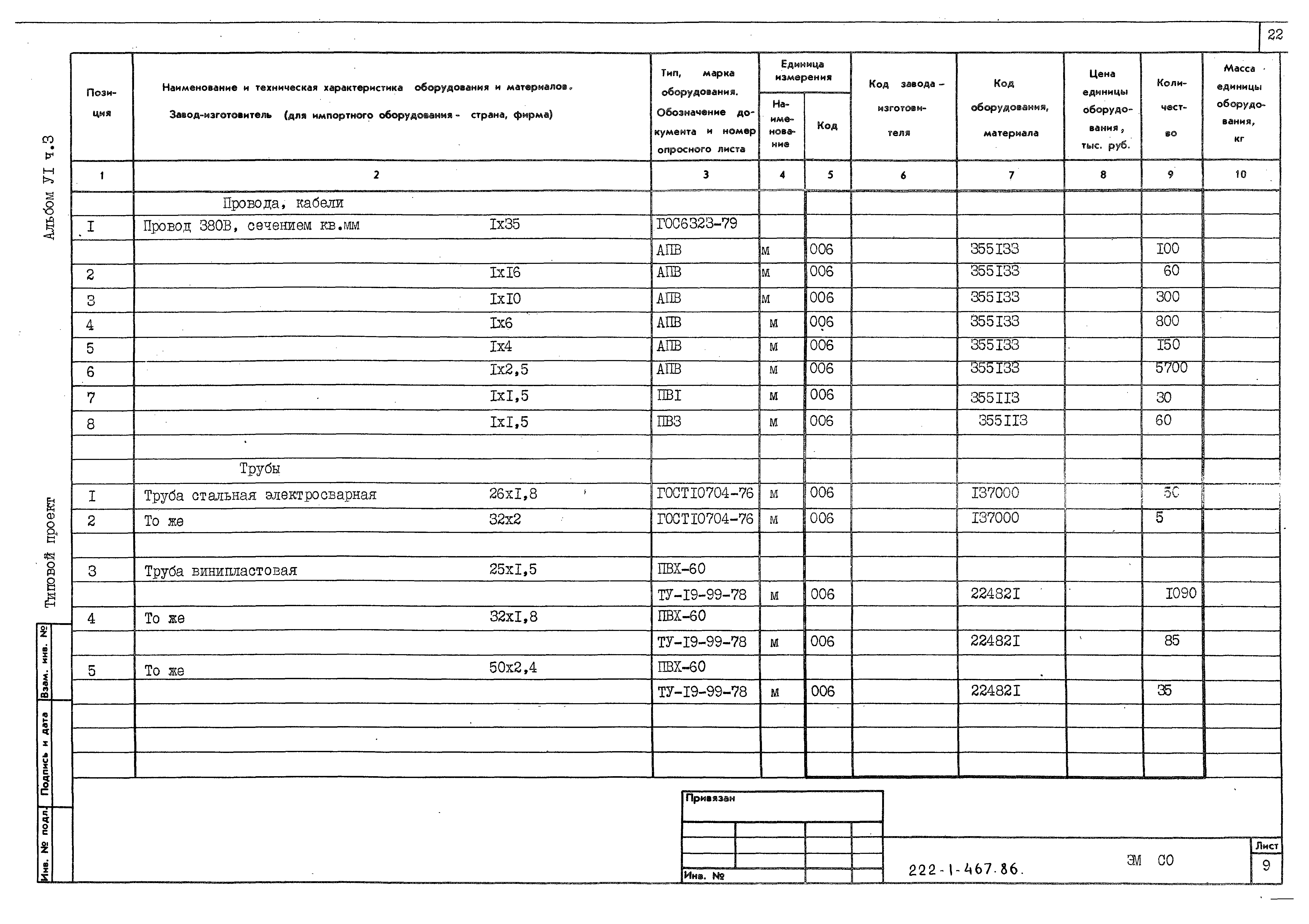 Типовой проект 222-1-467.86