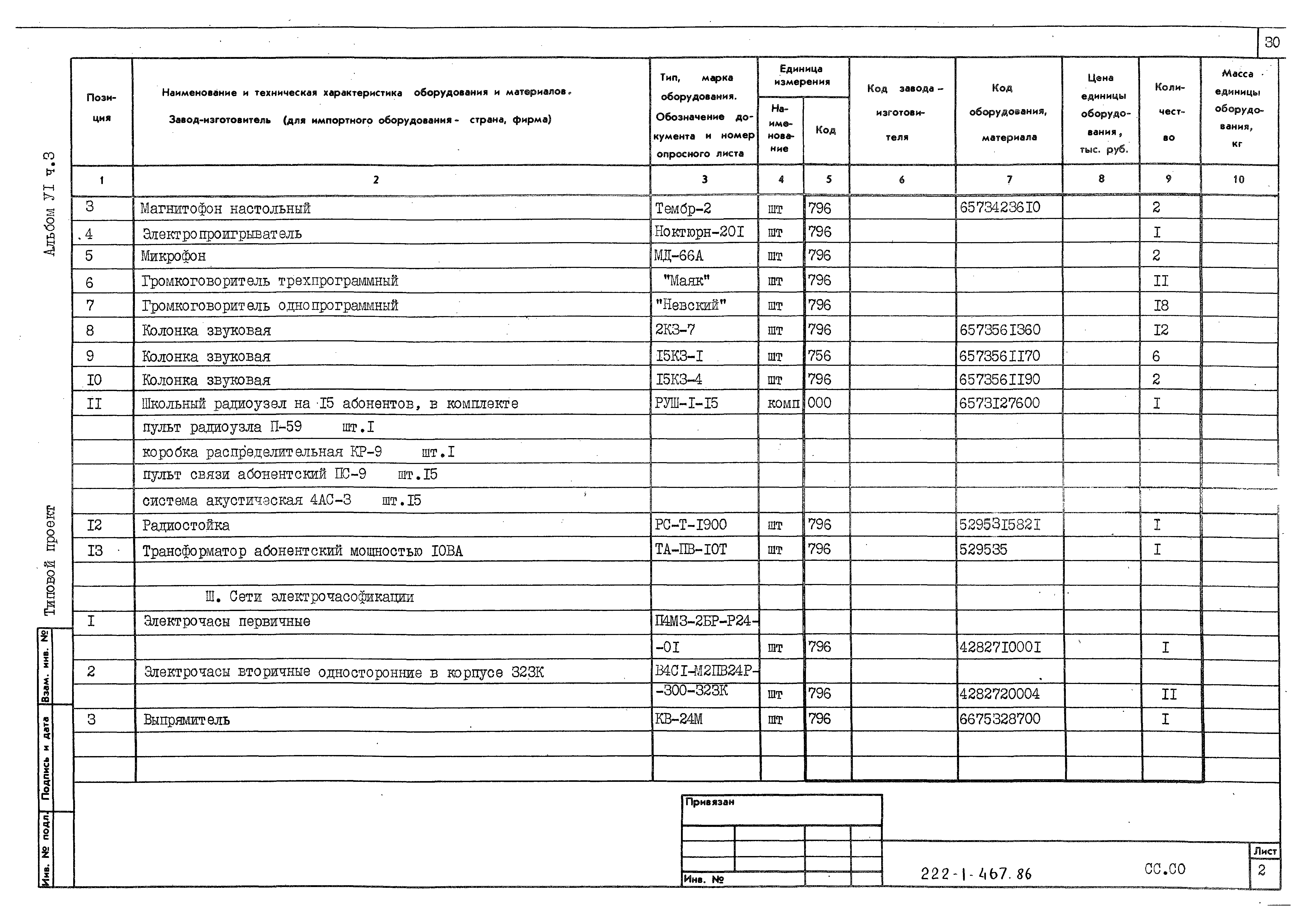 Типовой проект 222-1-467.86