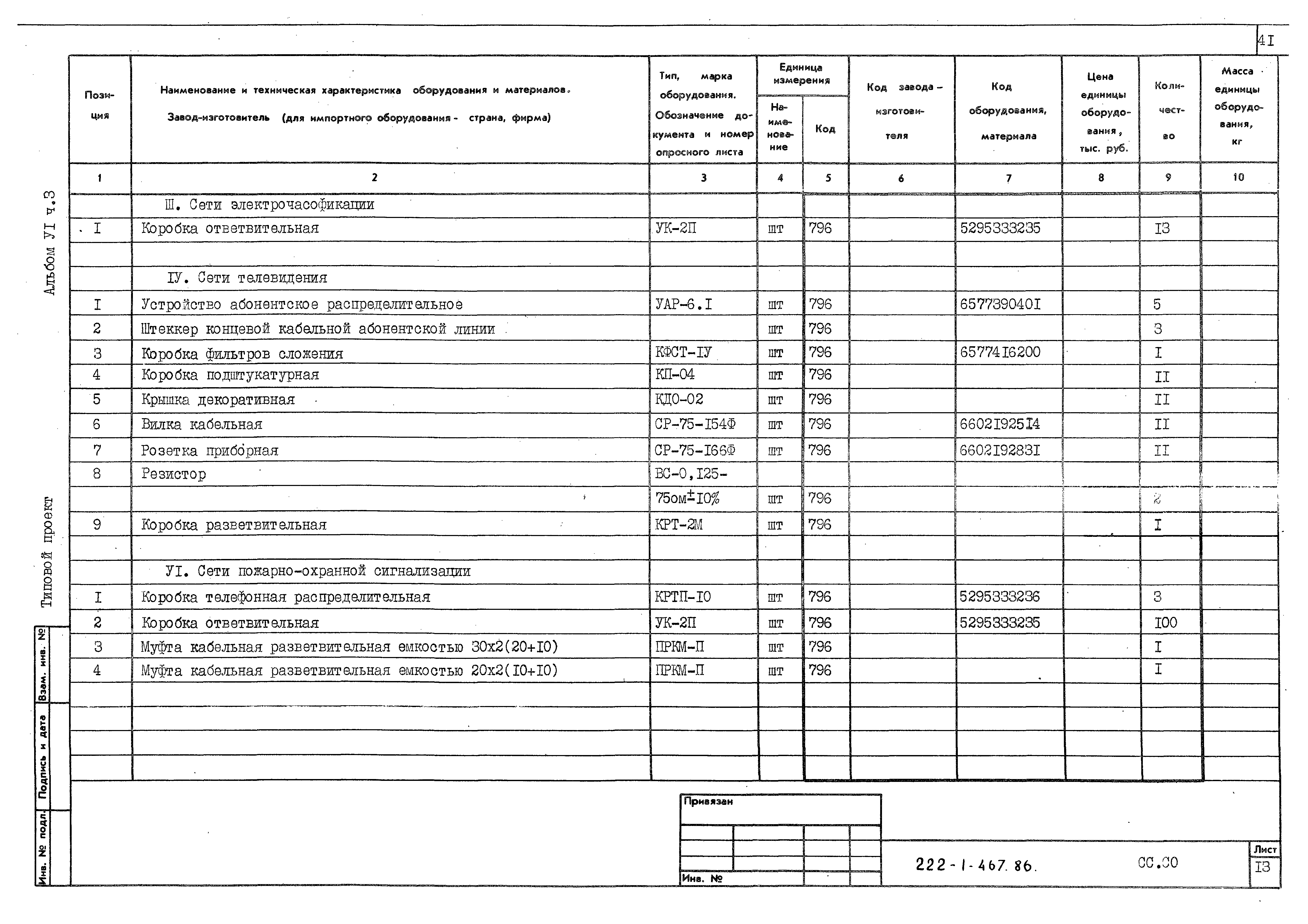 Типовой проект 222-1-467.86