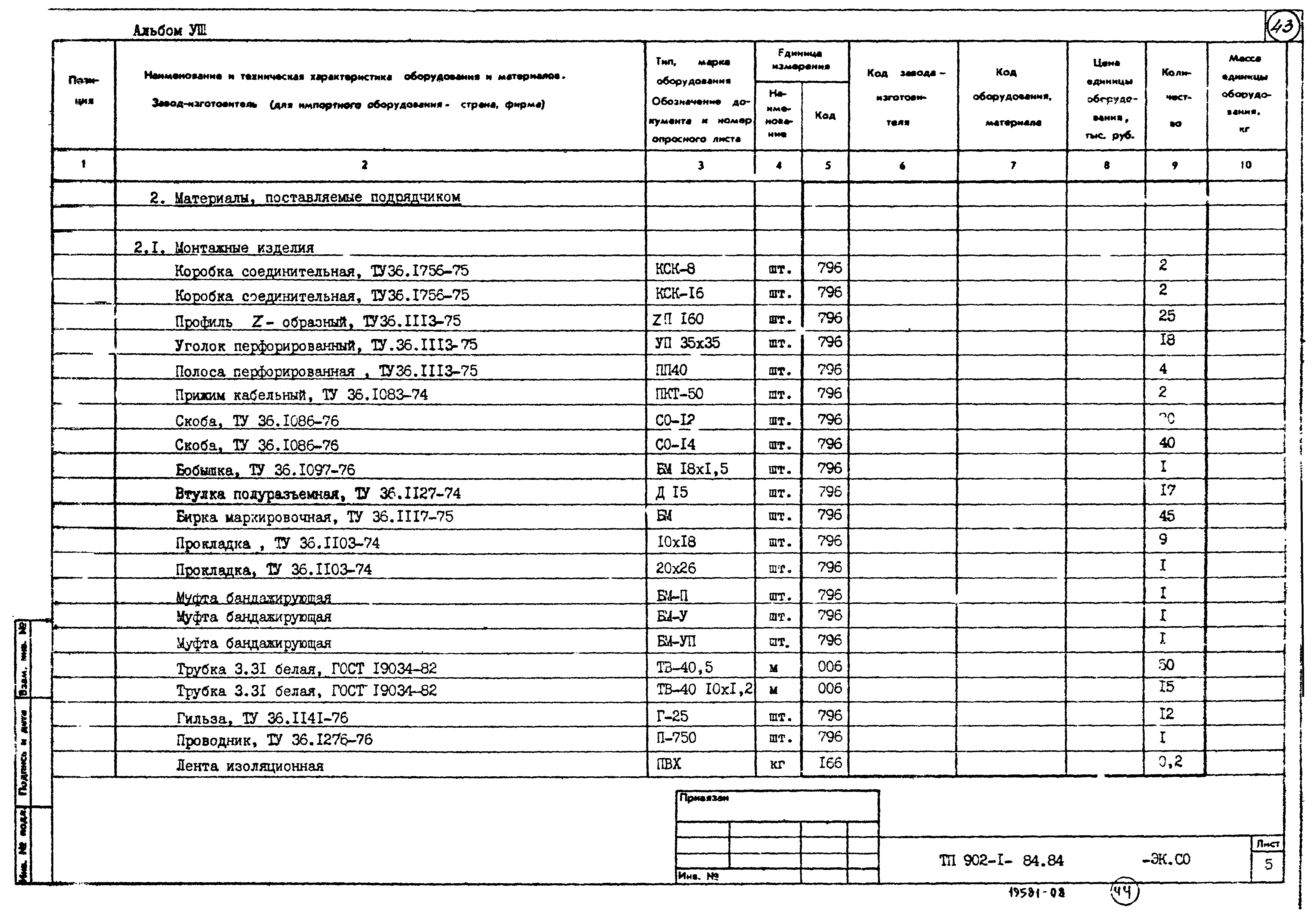 Типовой проект 902-1-89.84