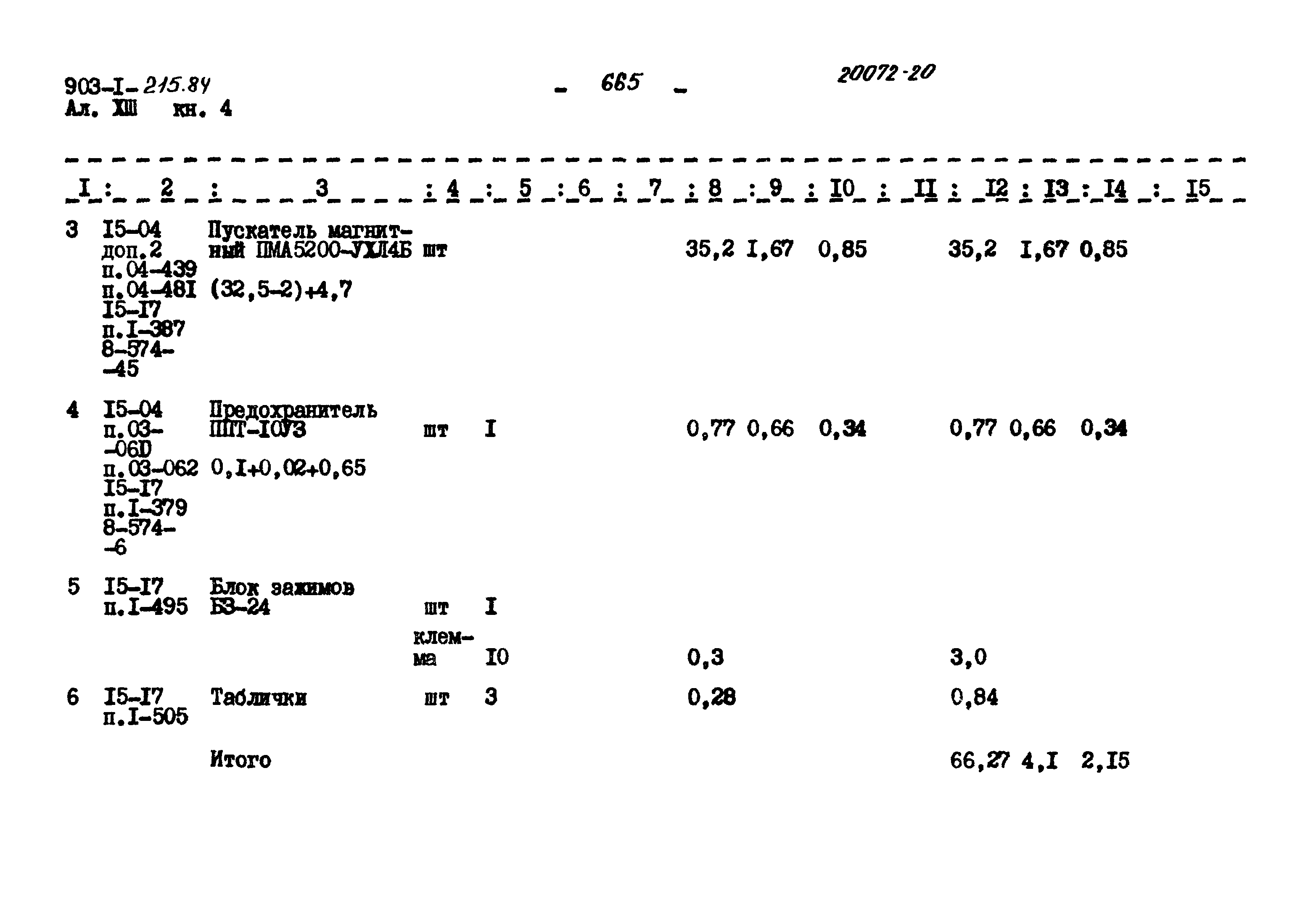 Типовой проект 903-1-215.84