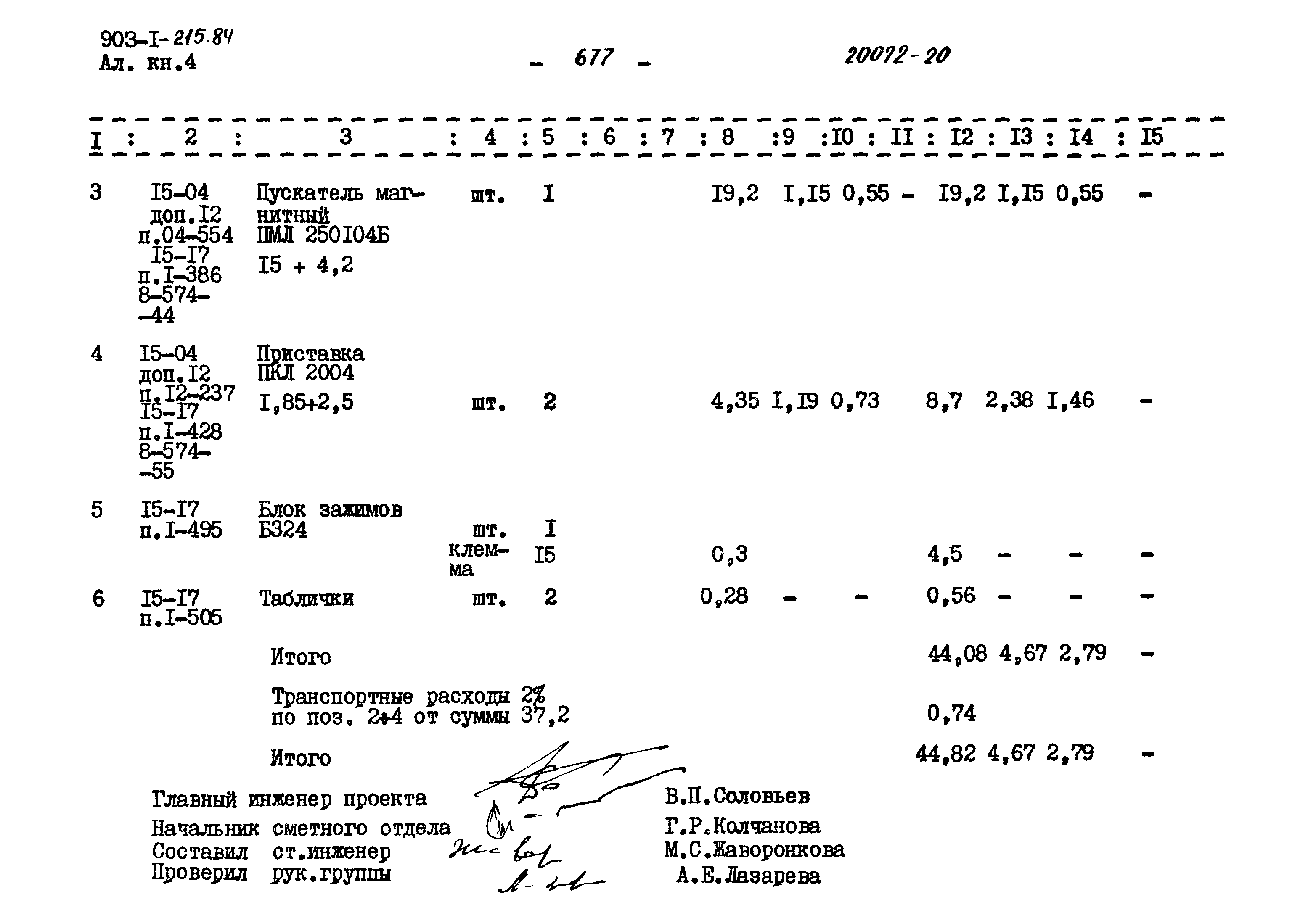 Типовой проект 903-1-215.84