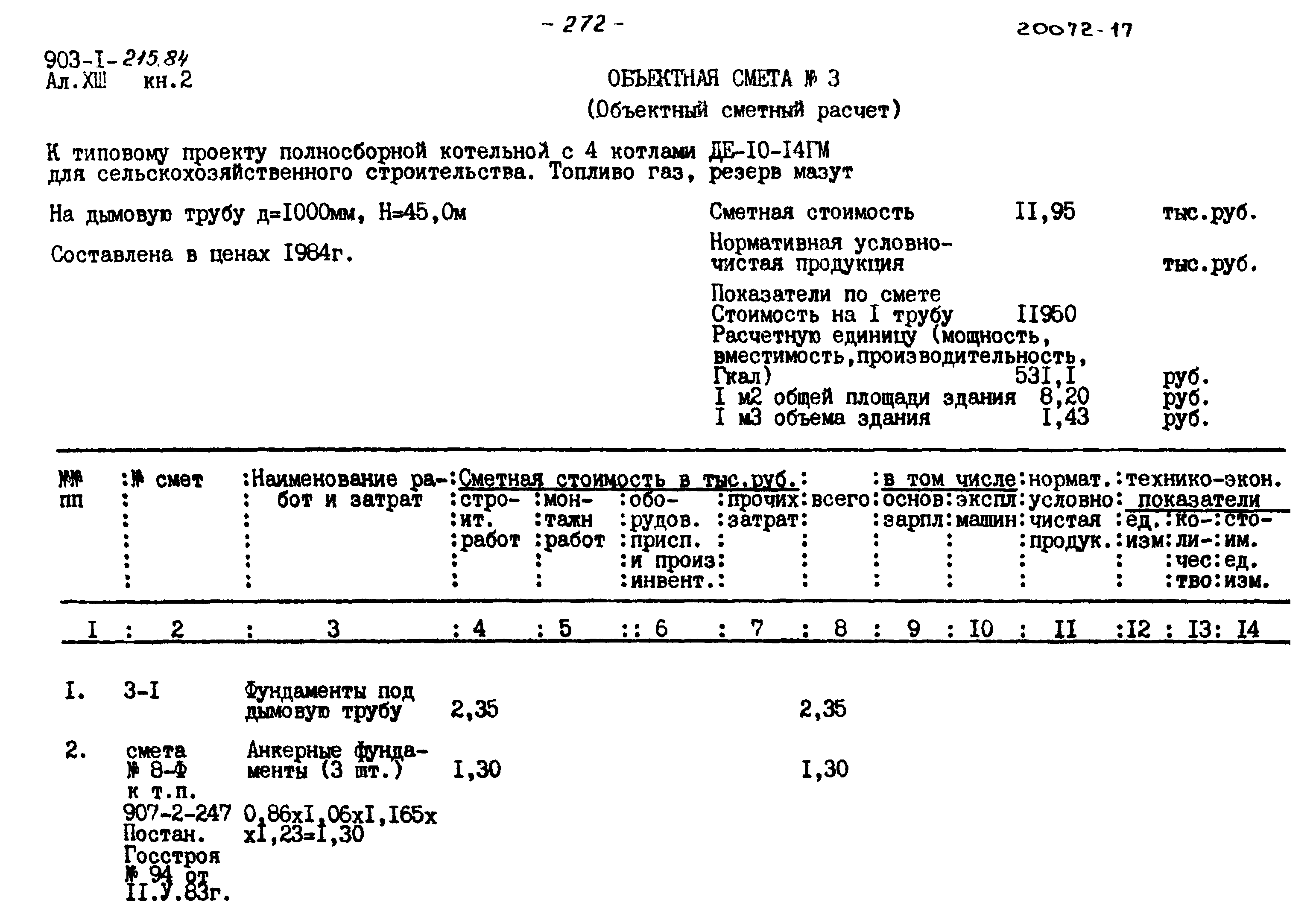 Типовой проект 903-1-215.84