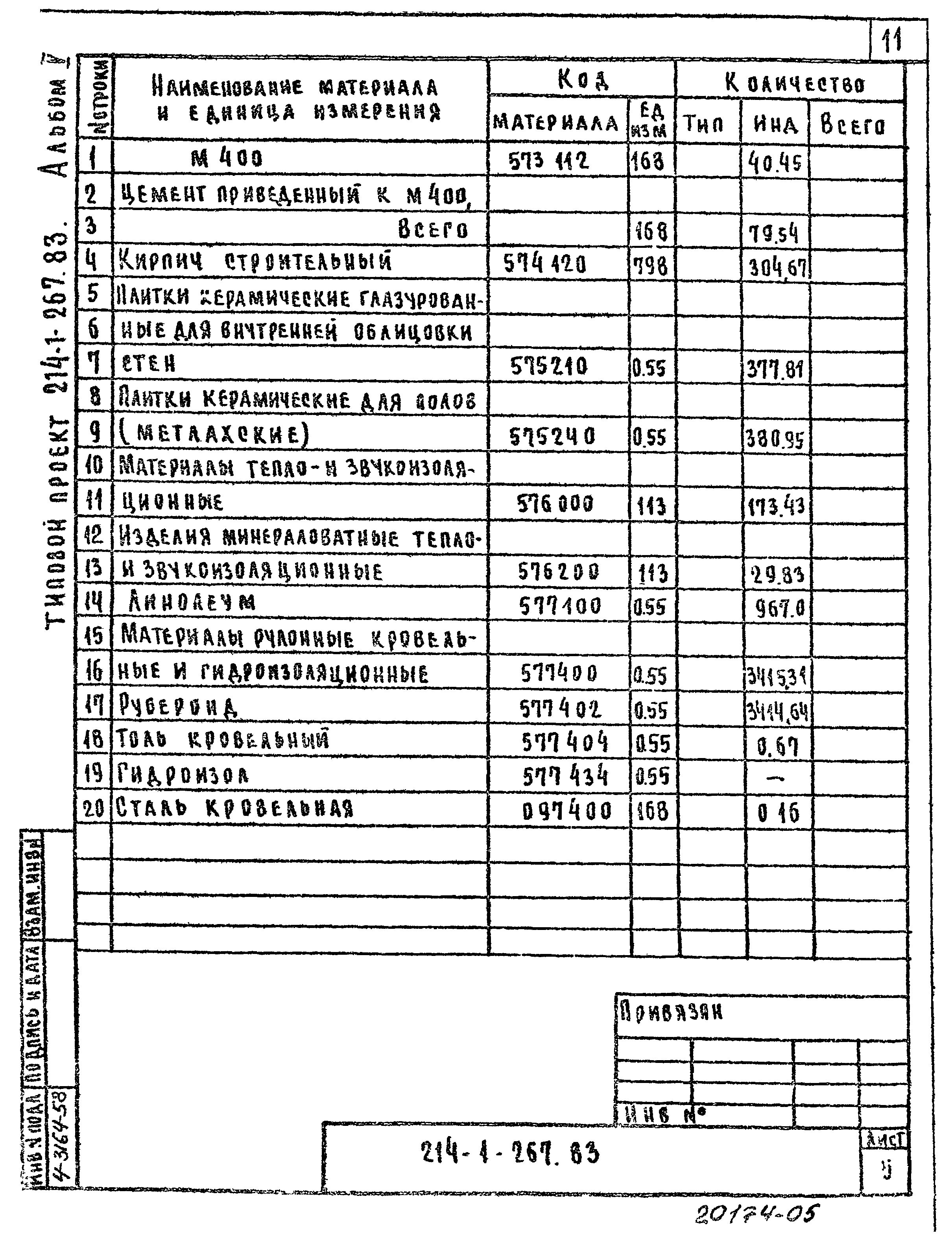 Типовой проект 214-1-267.83