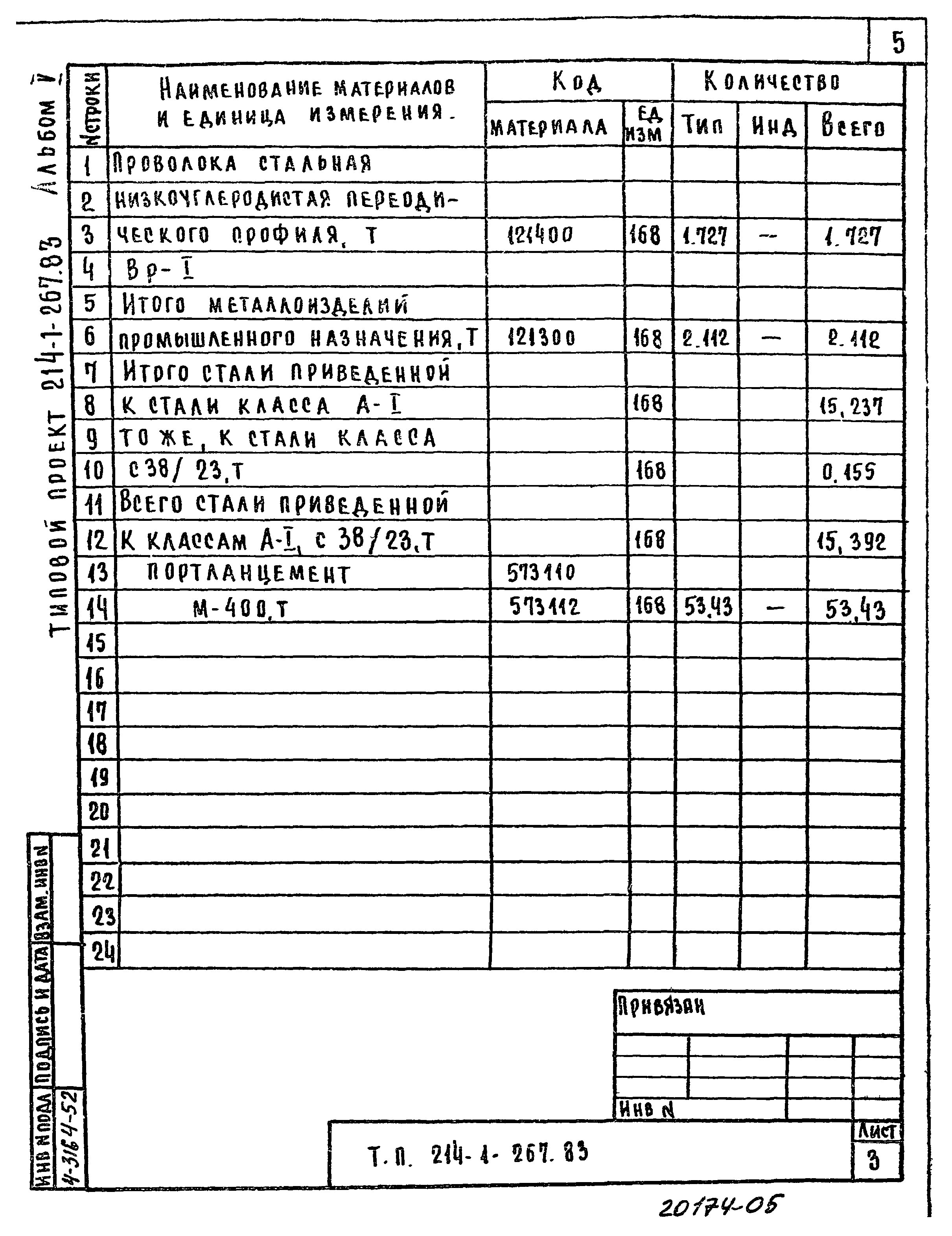 Типовой проект 214-1-267.83