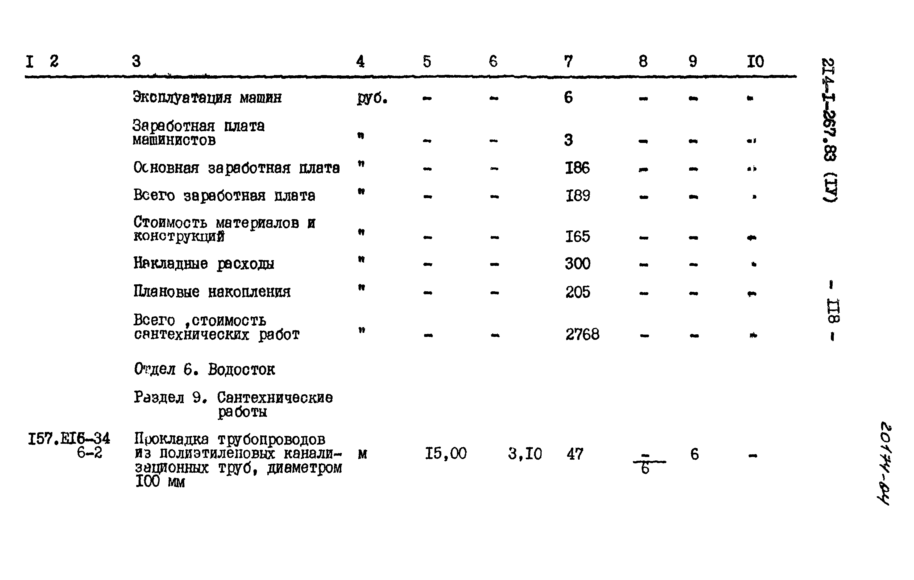 Типовой проект 214-1-267.83