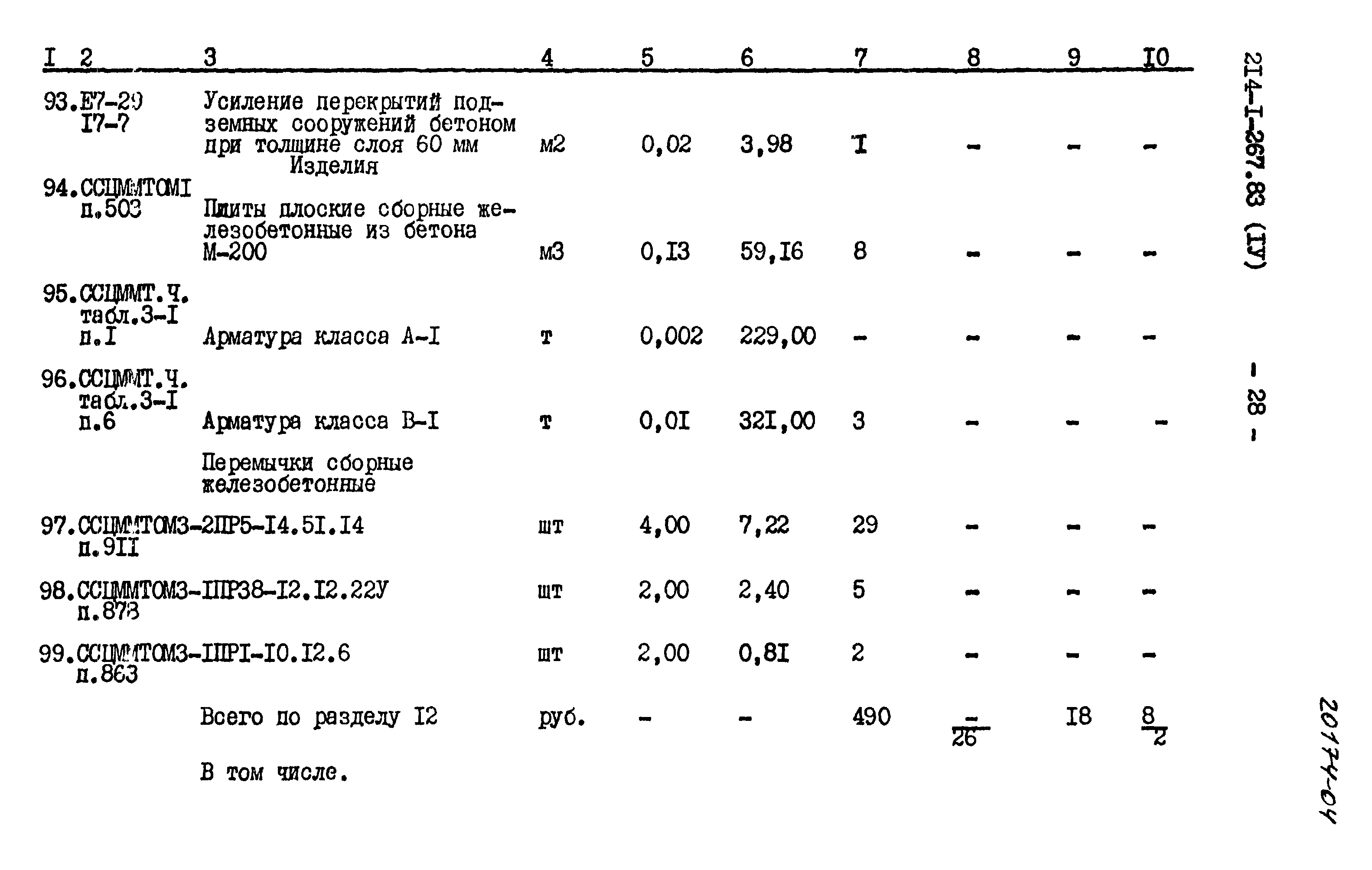 Типовой проект 214-1-267.83