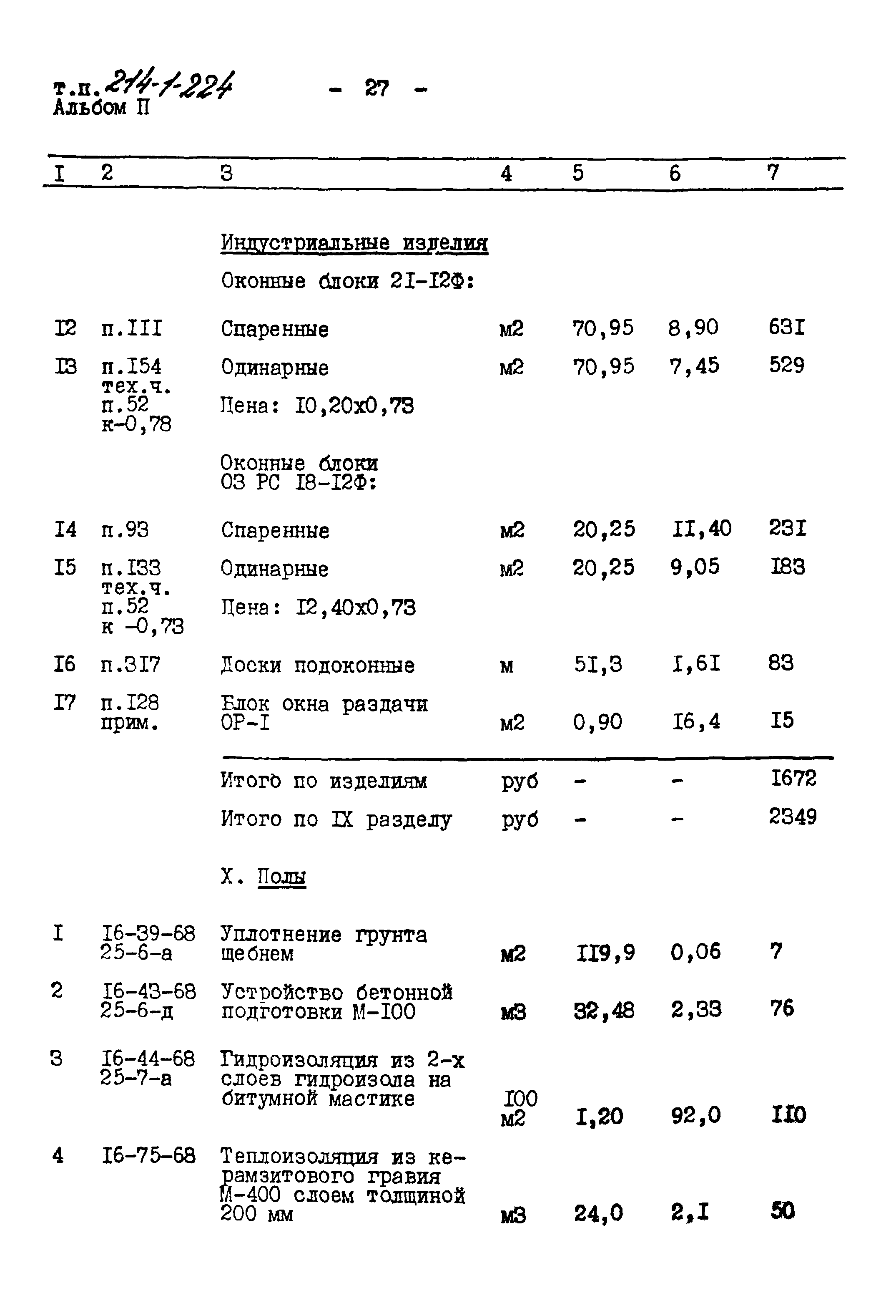 Типовой проект 214-1-224