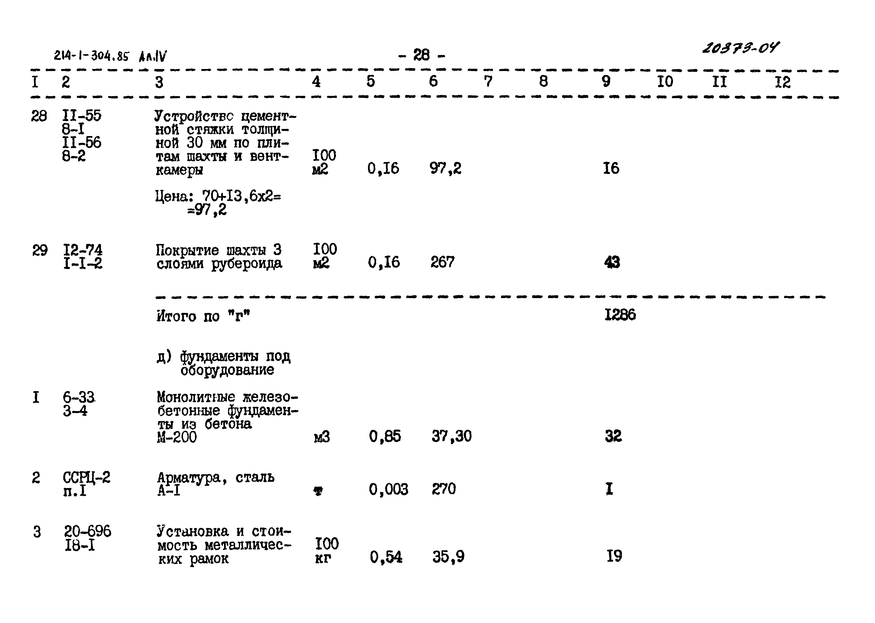 Типовой проект 214-1-304.85