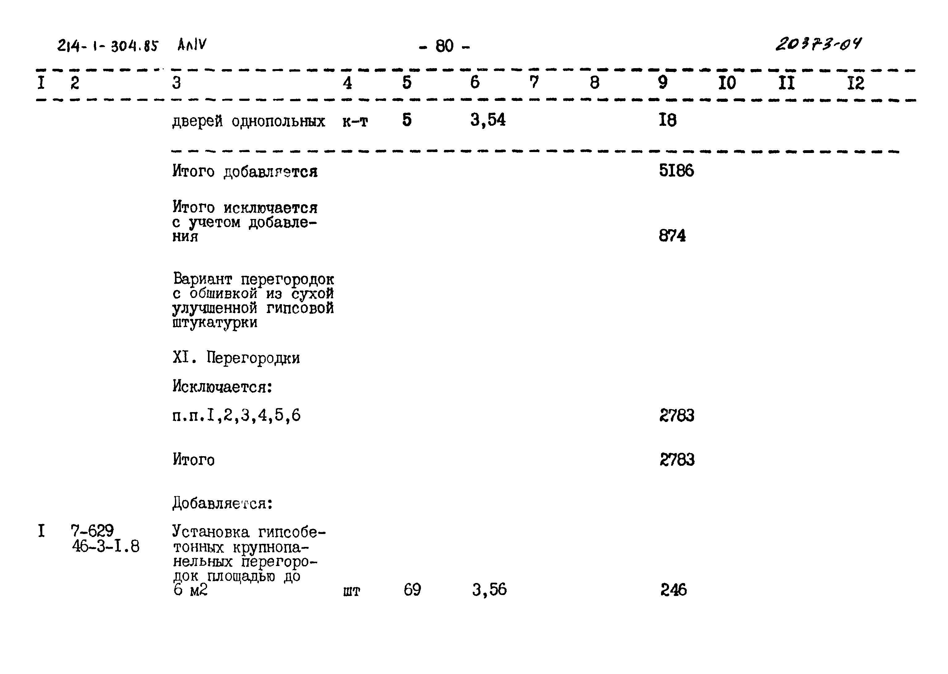 Типовой проект 214-1-304.85