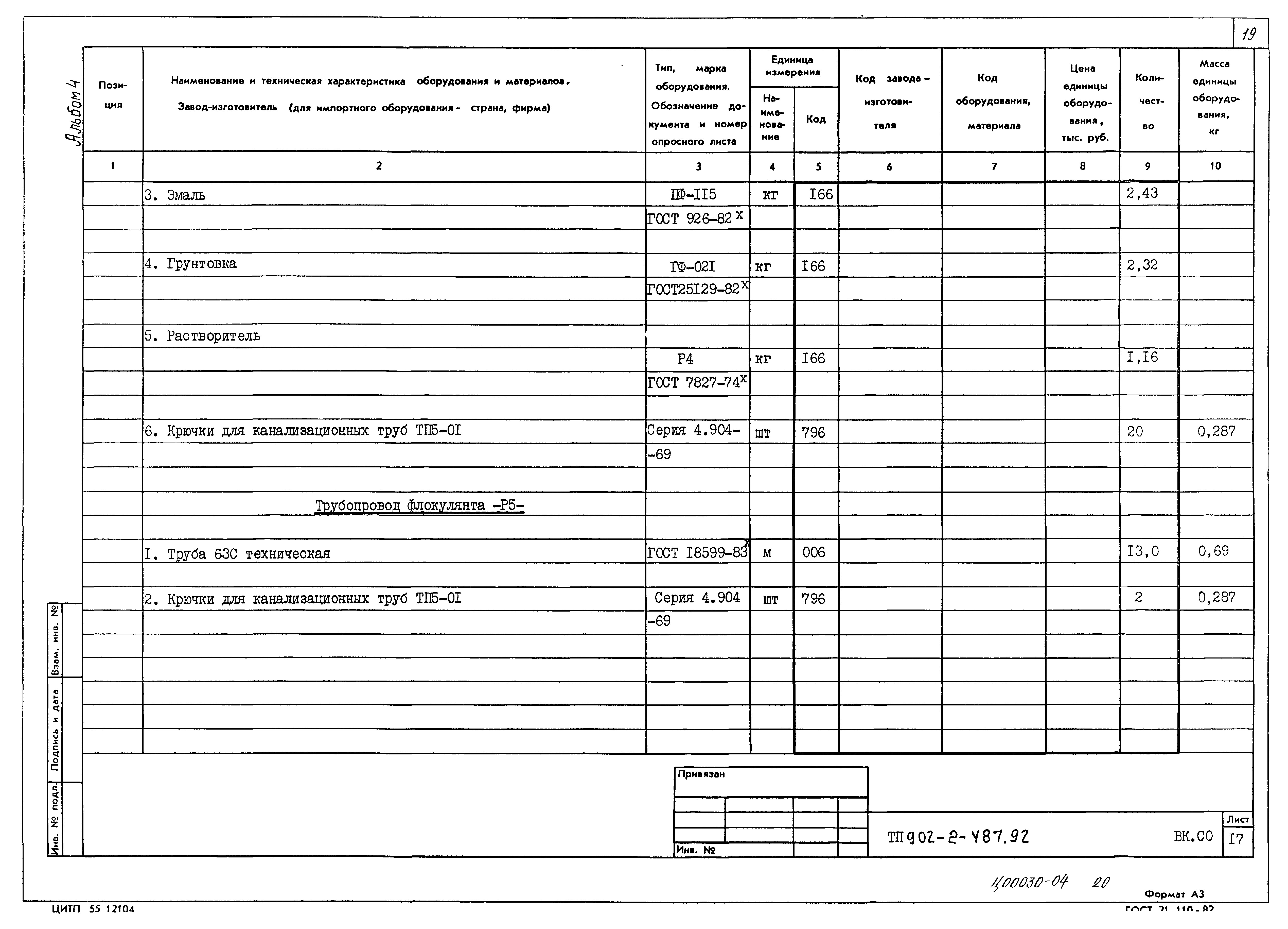 Типовой проект 902-2-487.92