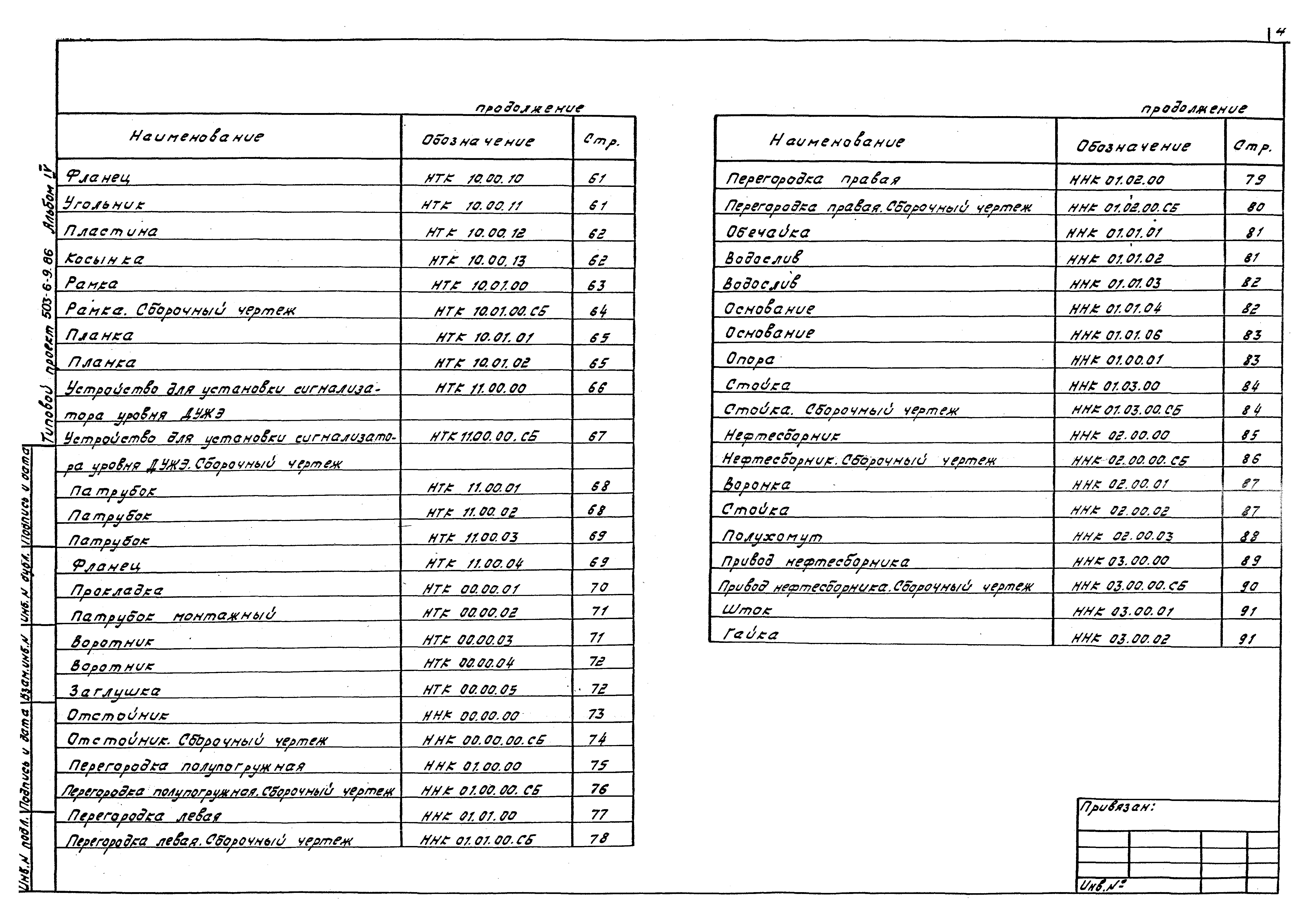 Типовой проект 503-6-9.86