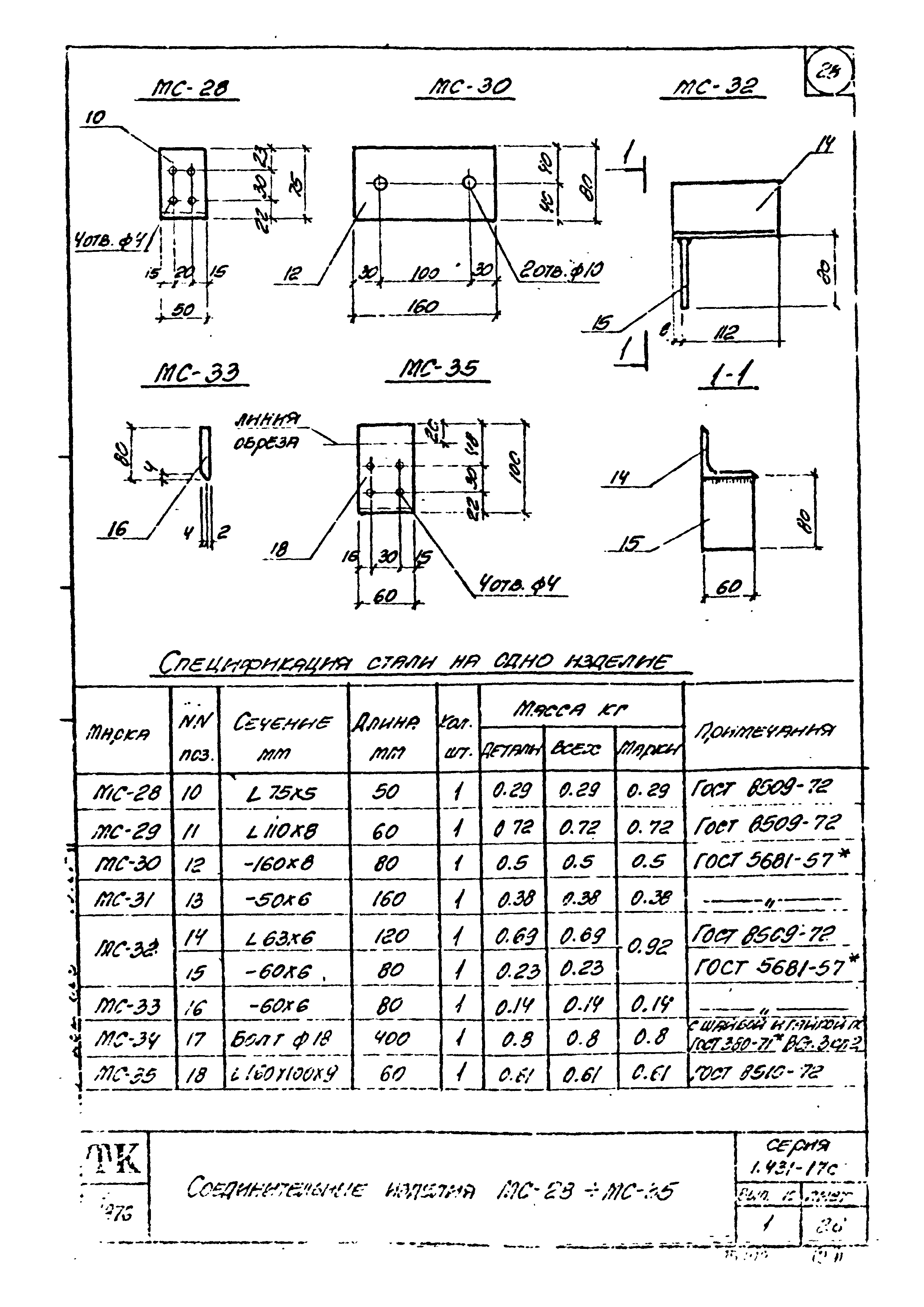 Серия 1.431-17с