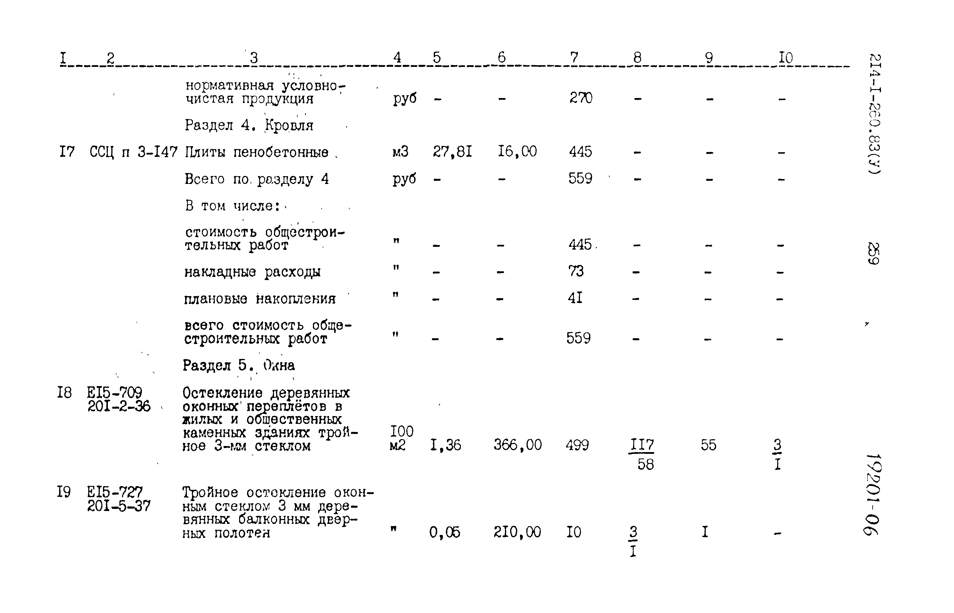 Типовой проект 214-1-260.83