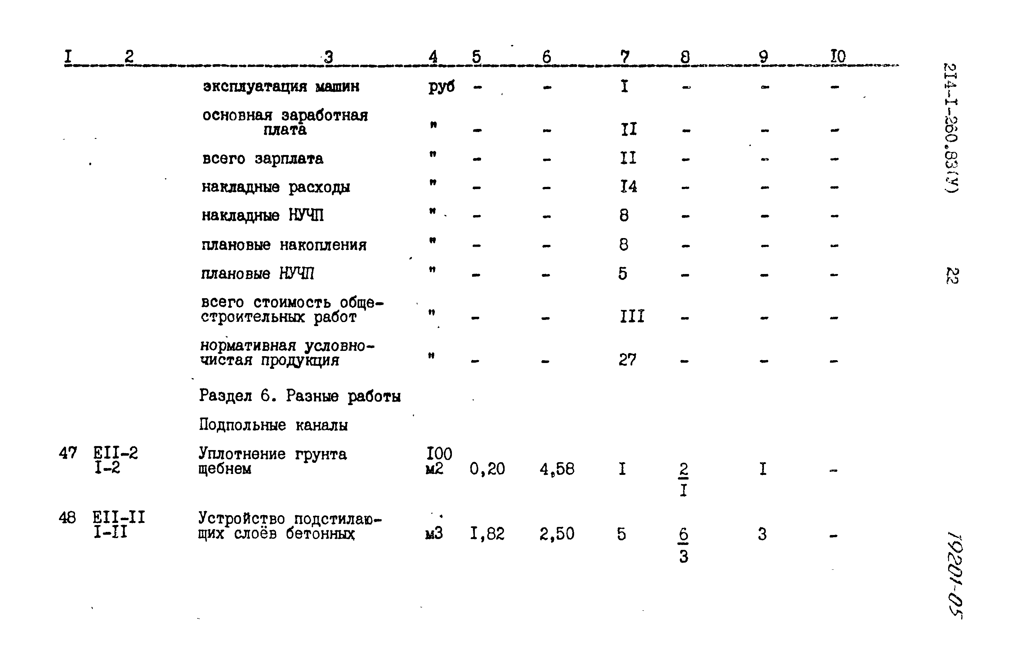 Типовой проект 214-1-260.83