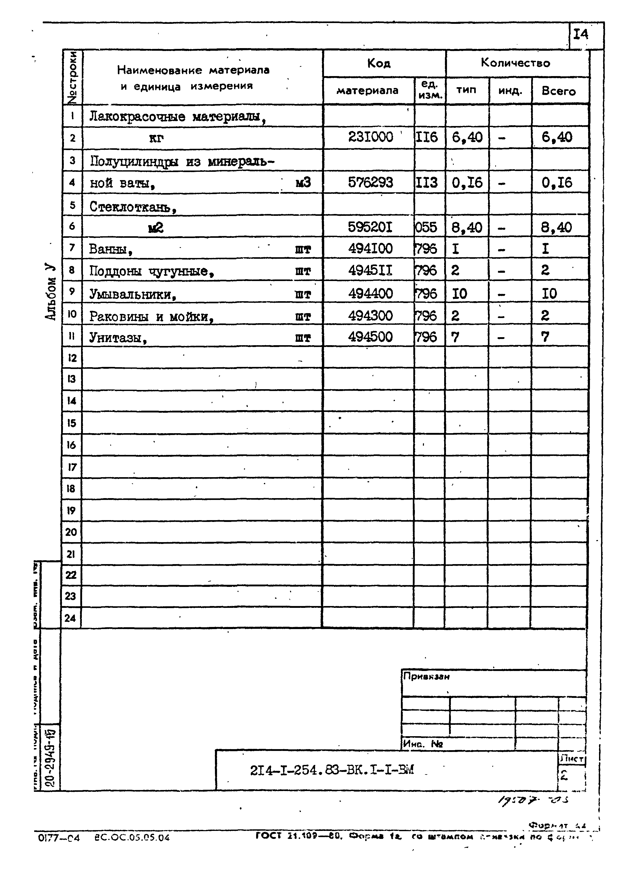 Типовой проект 214-1-254.83