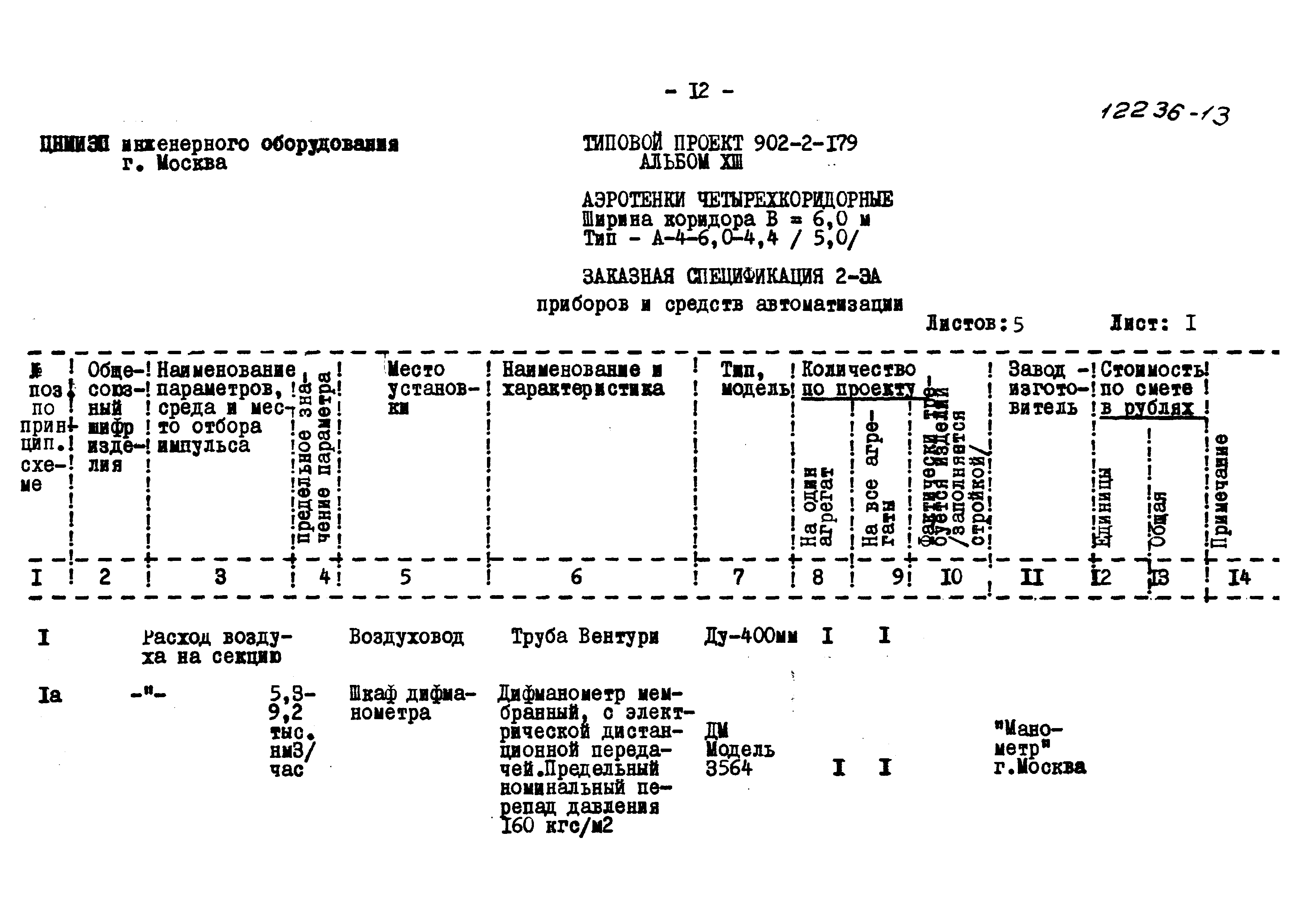 Типовой проект 902-2-179