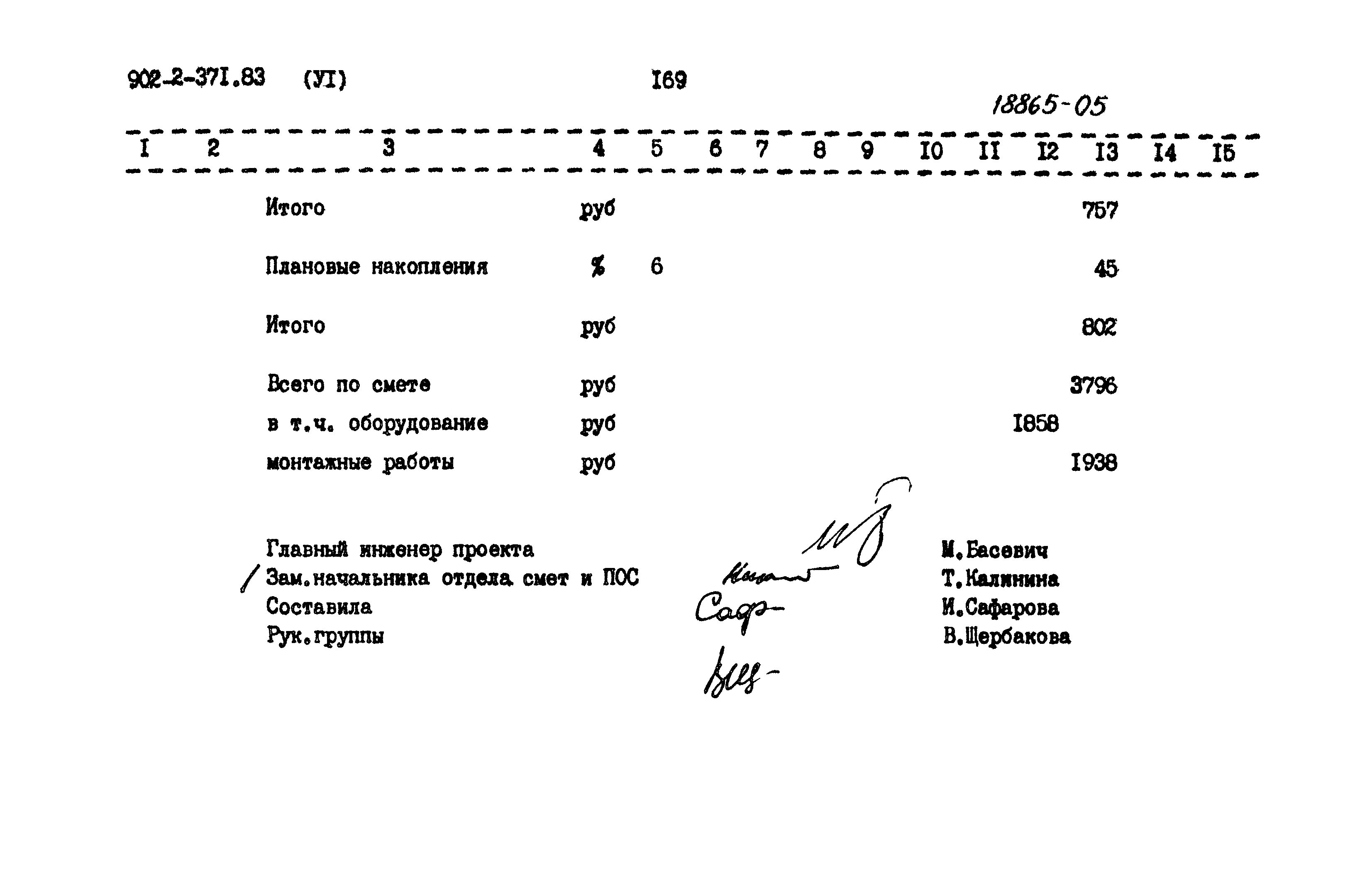 Типовой проект 902-2-371.83