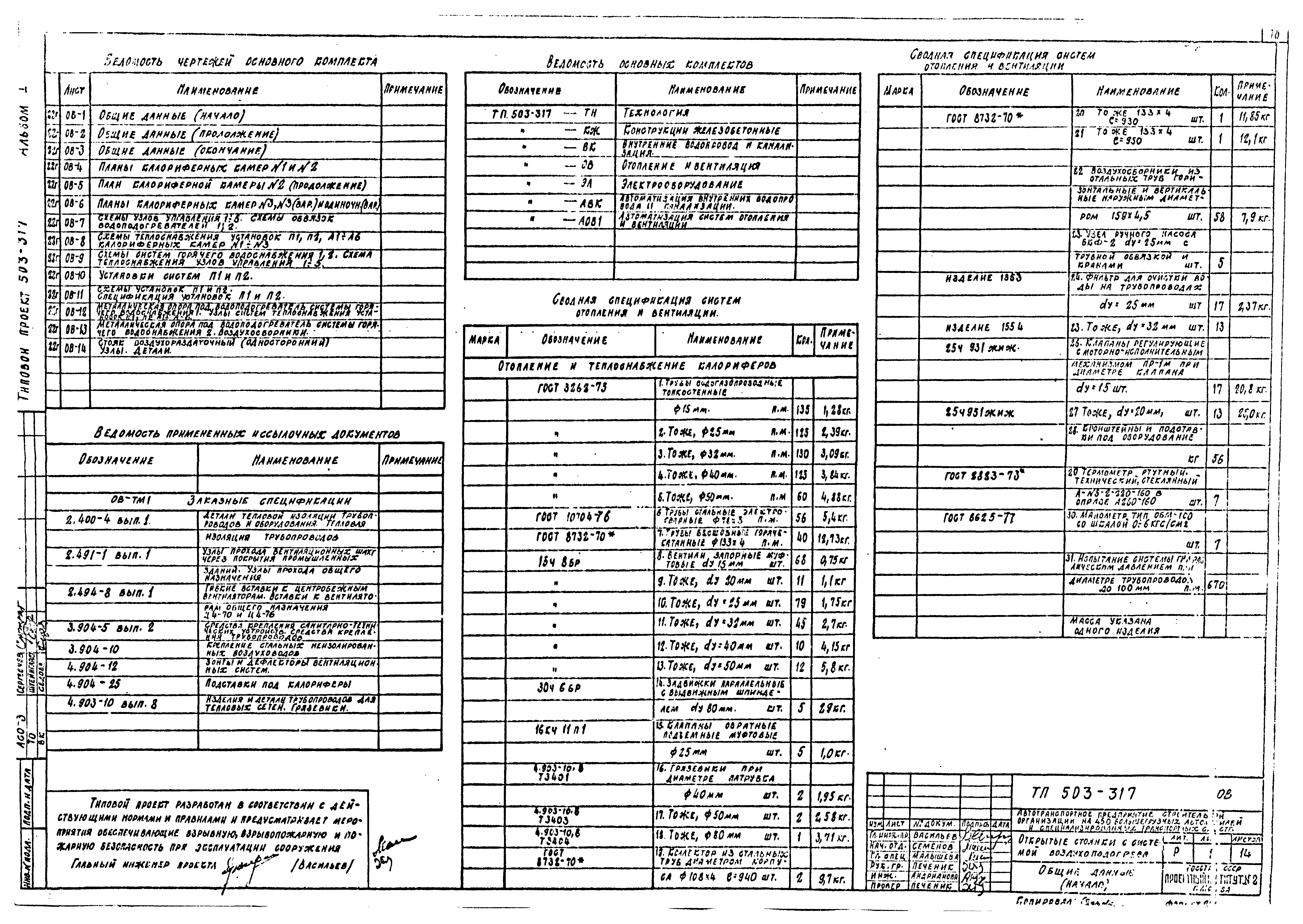 Типовой проект 503-317