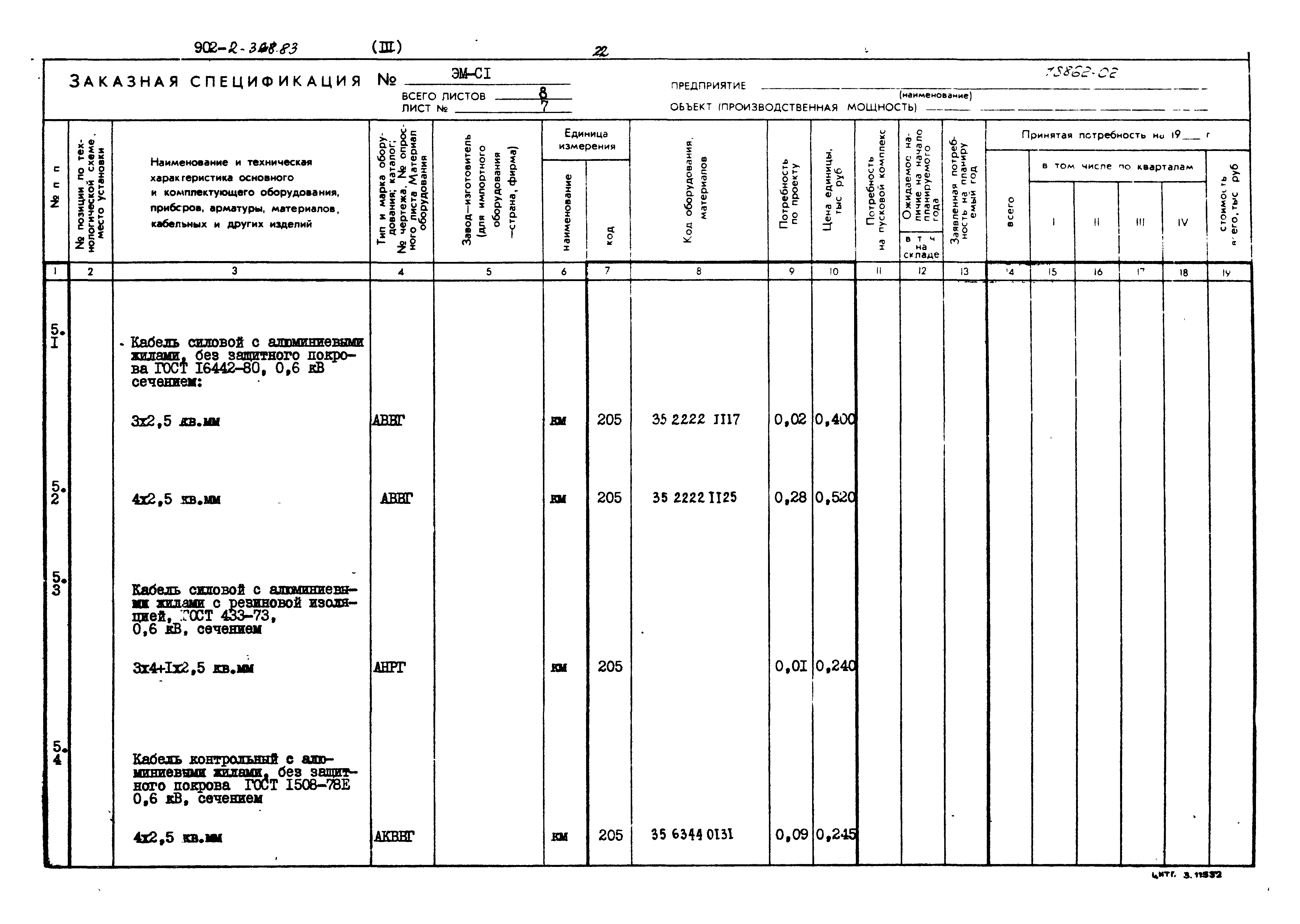 Типовой проект 902-2-368.83