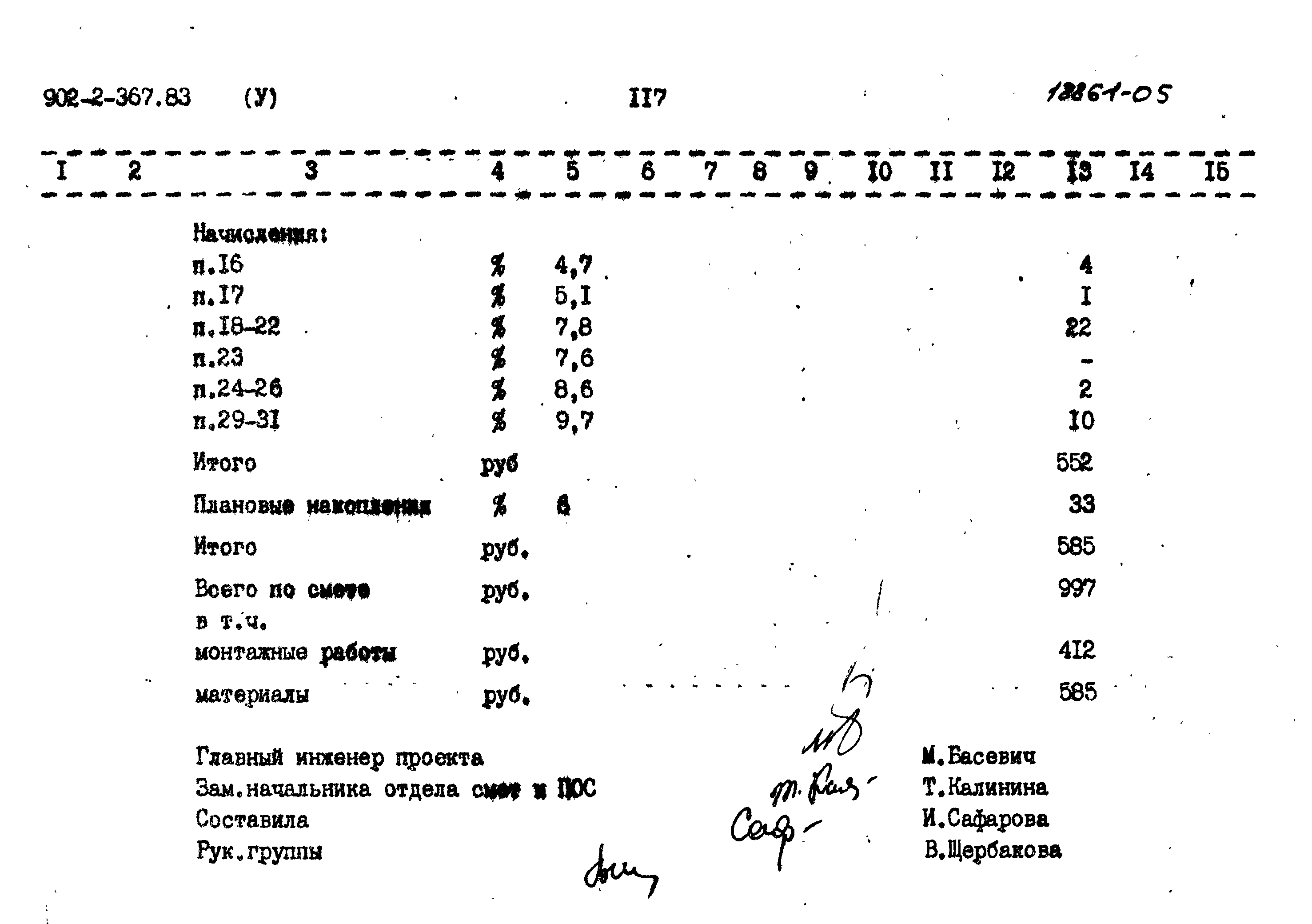 Типовой проект 902-2-367.83