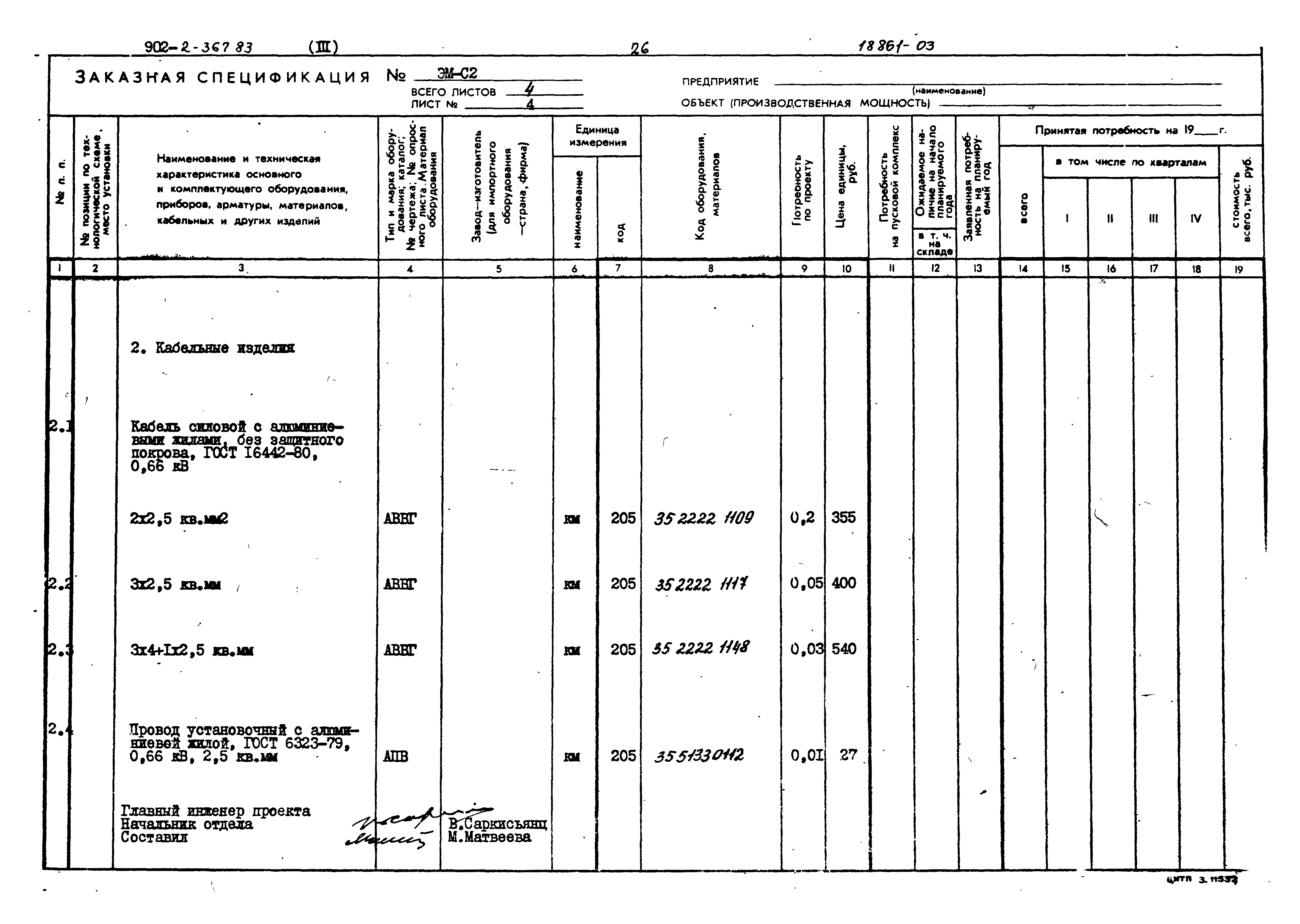 Типовой проект 902-2-367.83