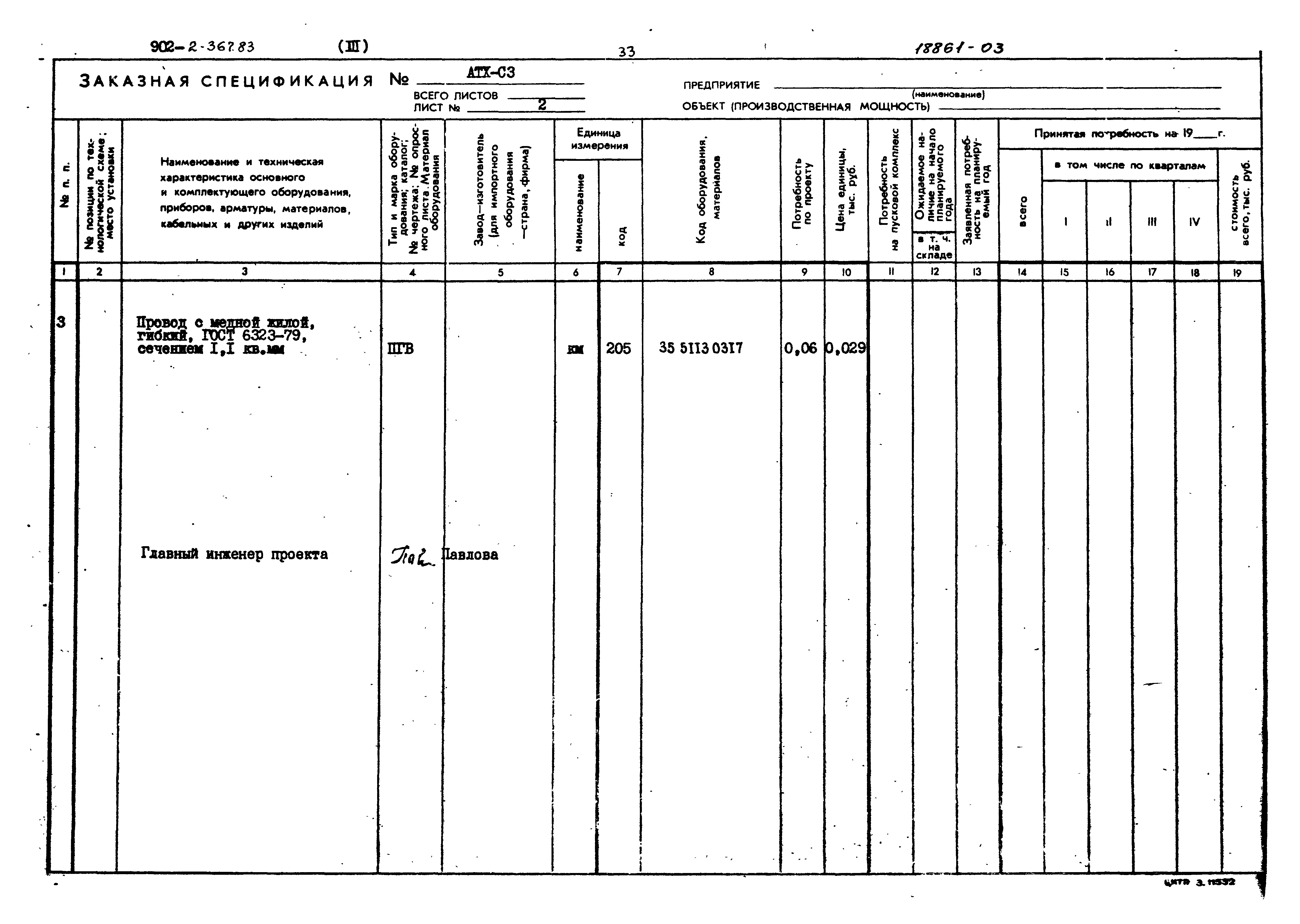 Типовой проект 902-2-367.83