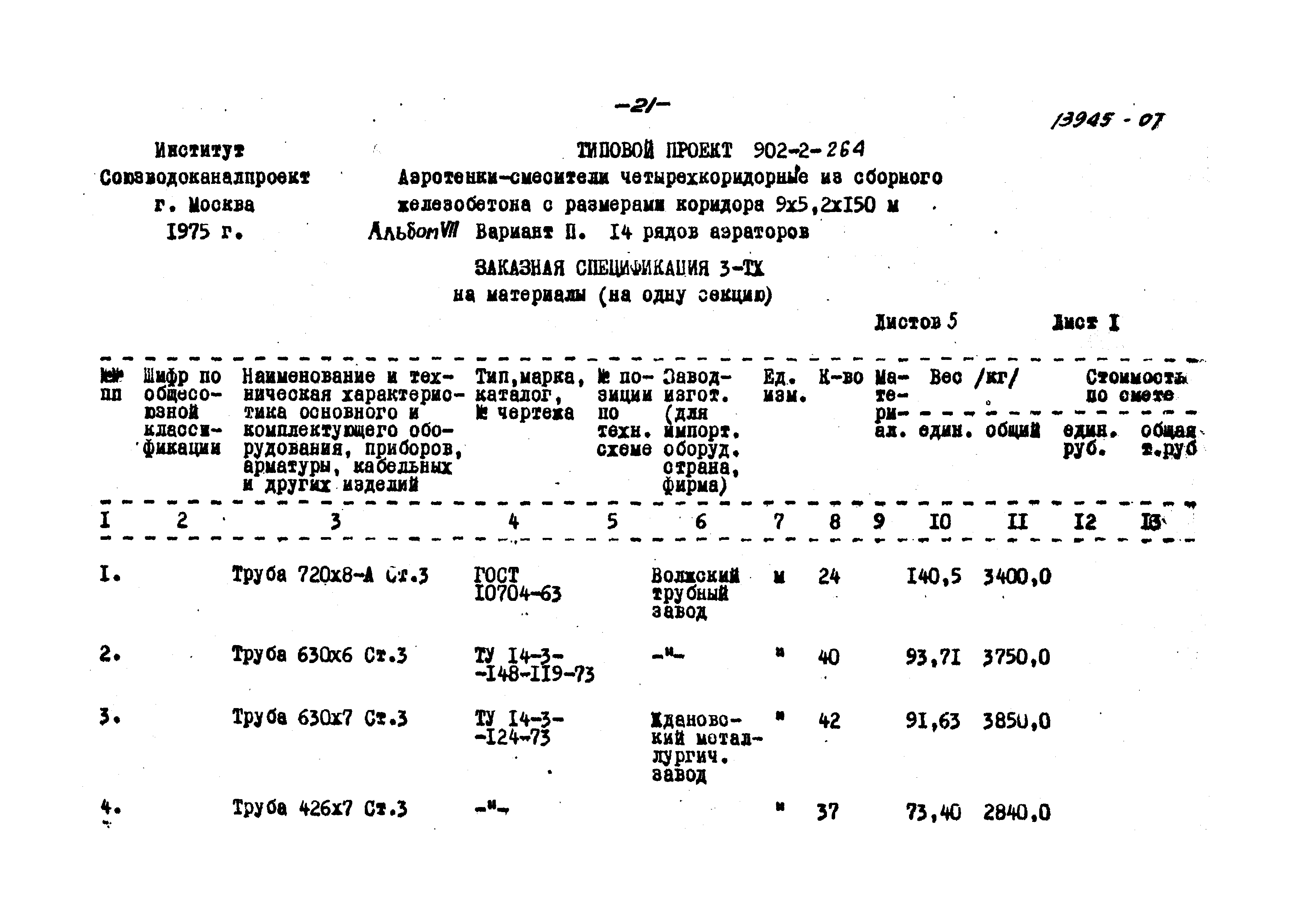 Типовой проект 902-2-264