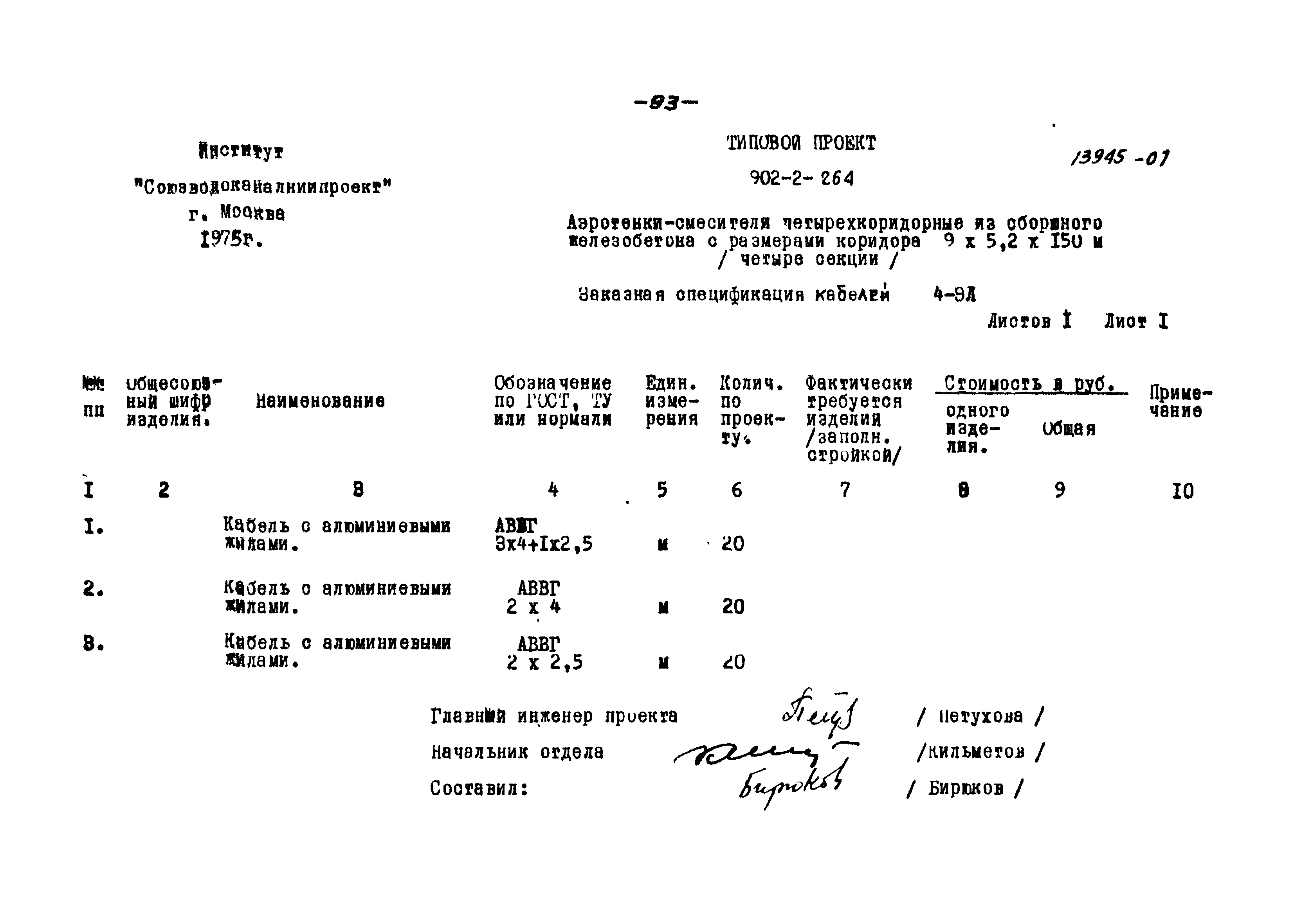 Типовой проект 902-2-264