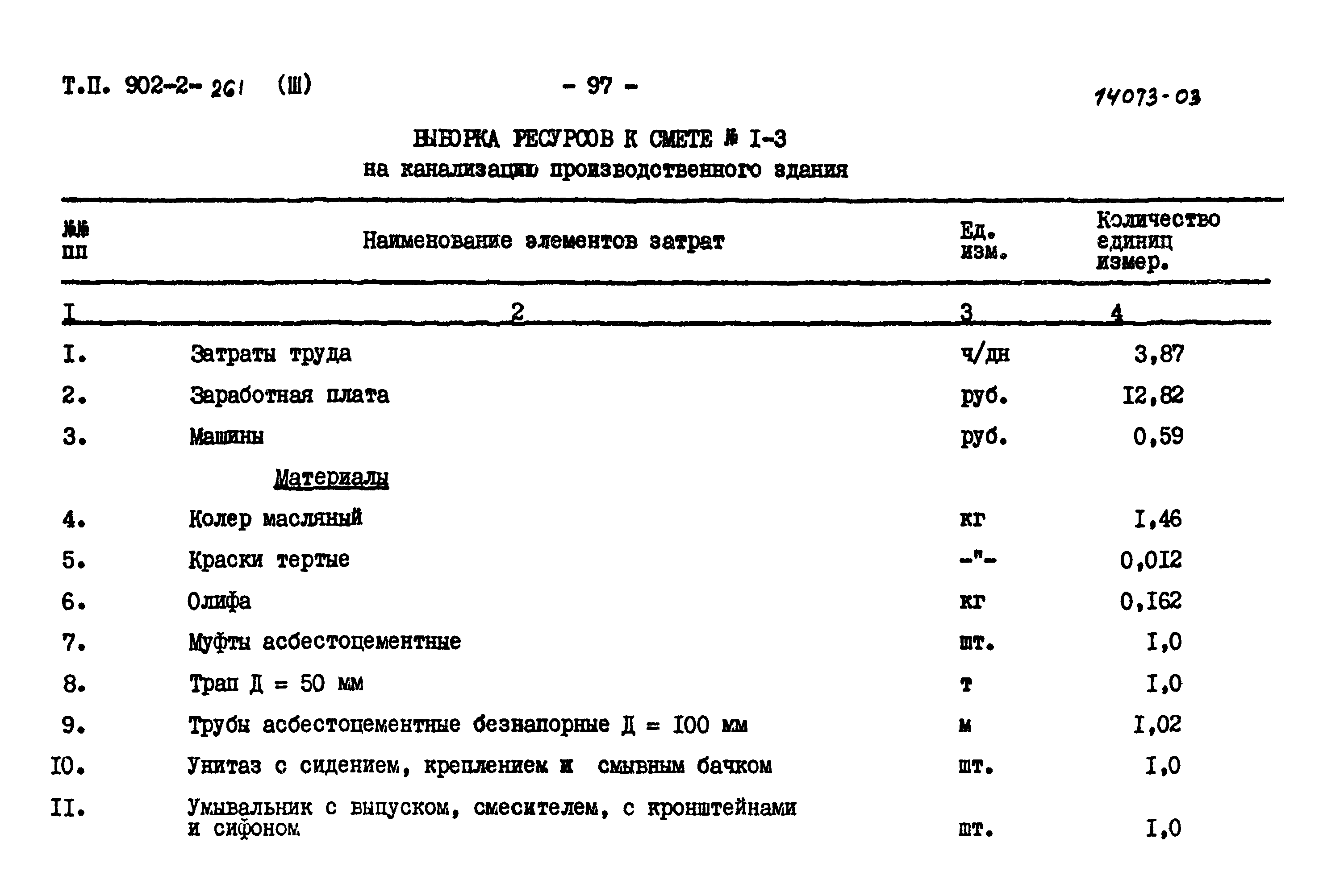 Типовой проект 902-2-261