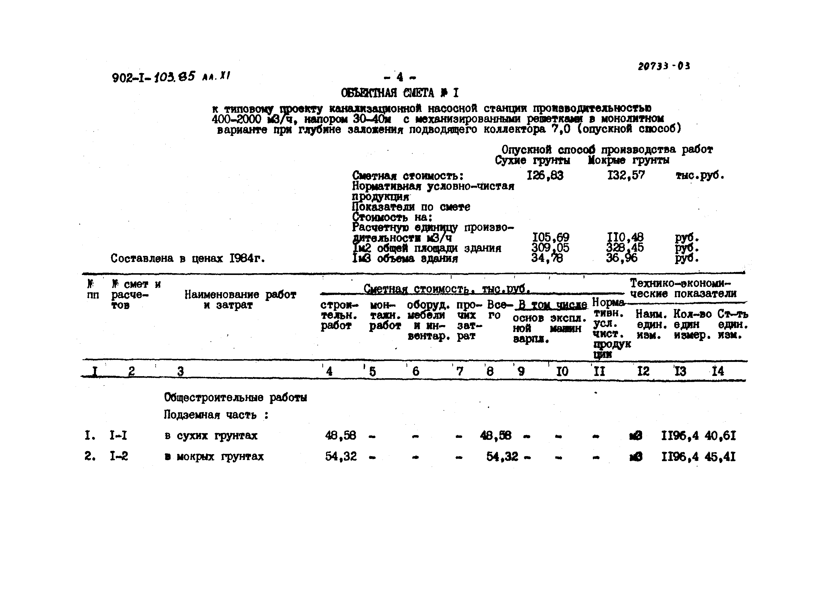 Типовой проект 902-1-103.85