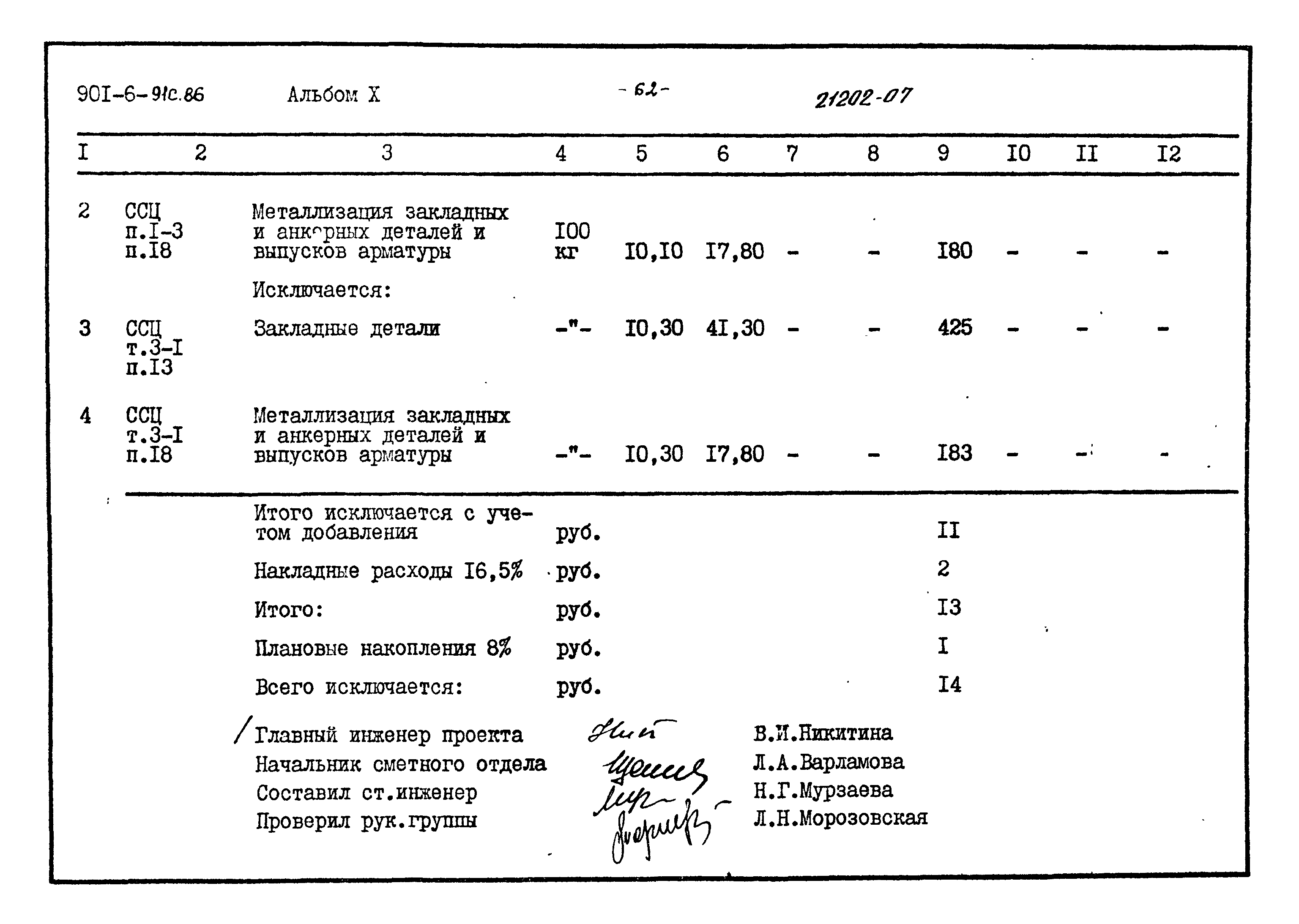 Типовой проект 901-6-91с.86