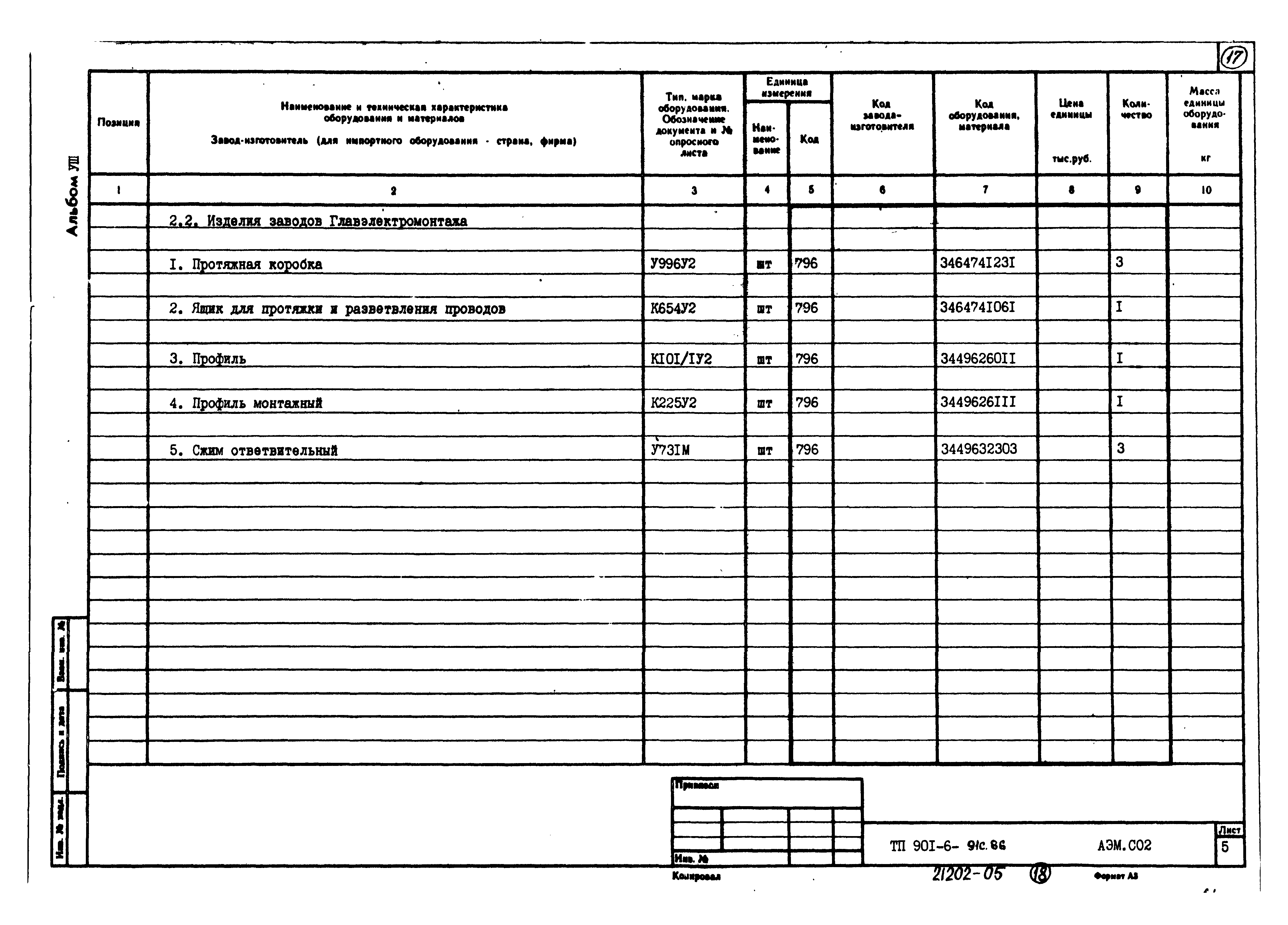 Типовой проект 901-6-91с.86