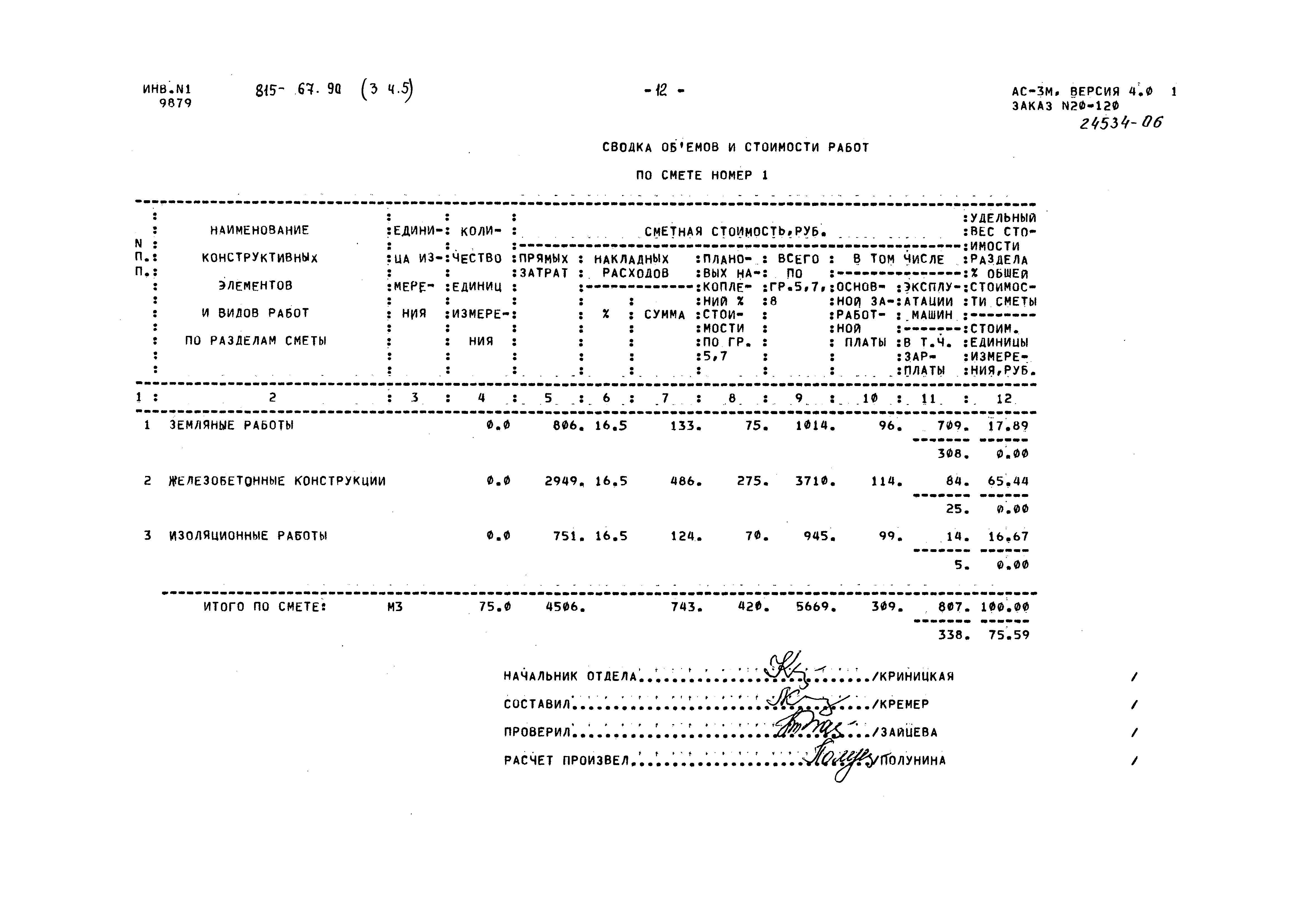 Типовой проект 815-67.90