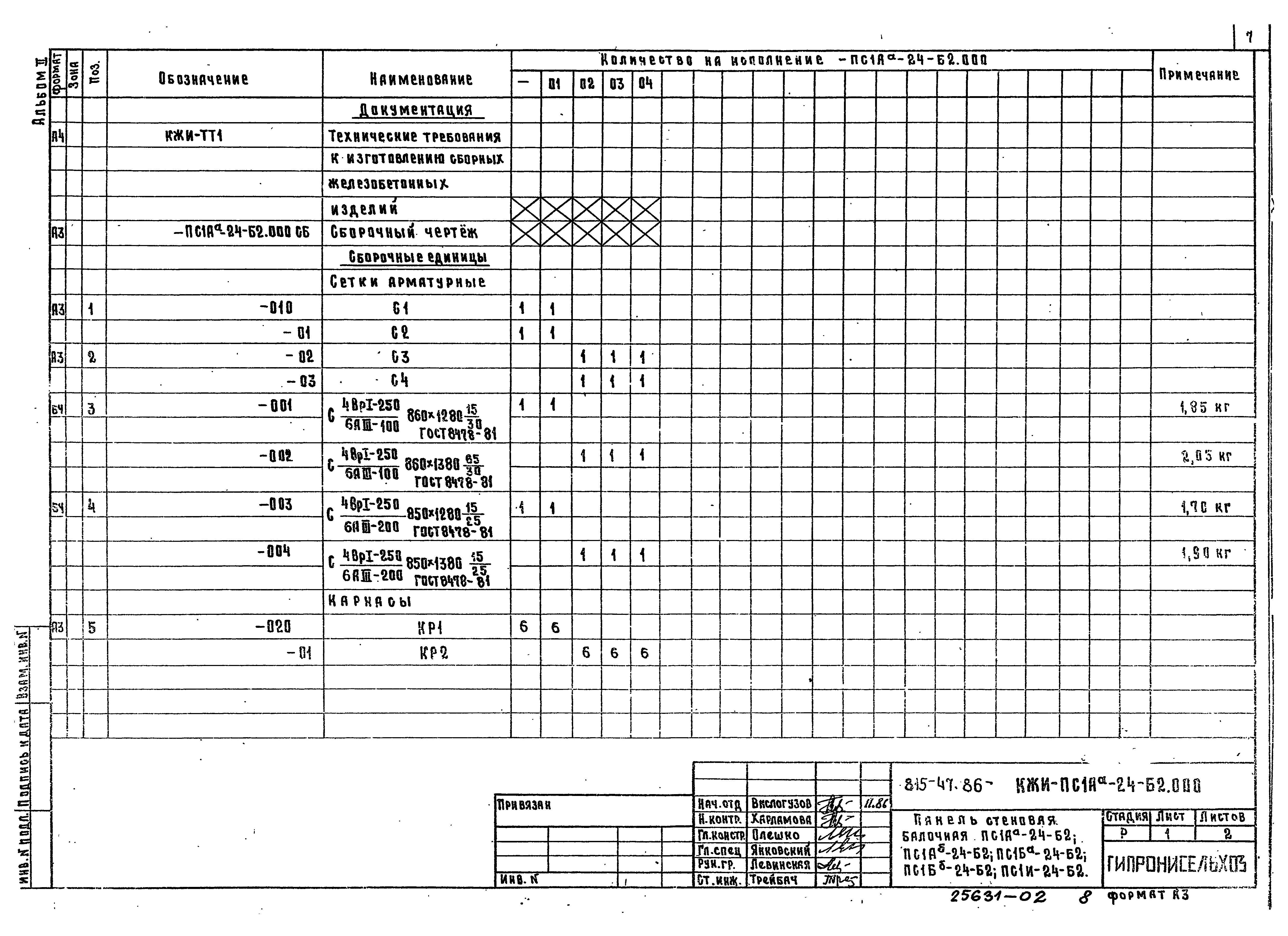 Типовой проект 815-46.86