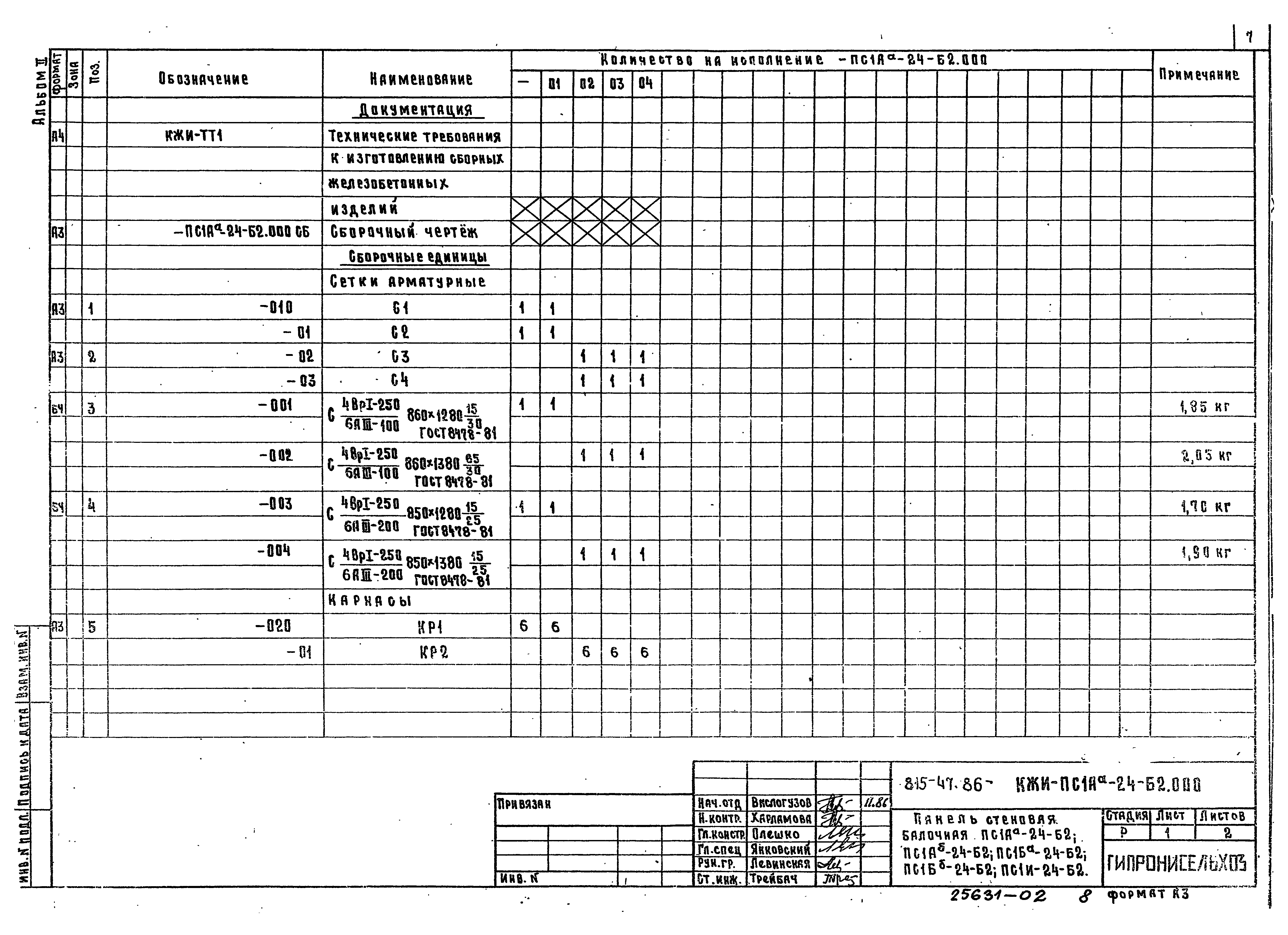 Типовой проект 815-45.86
