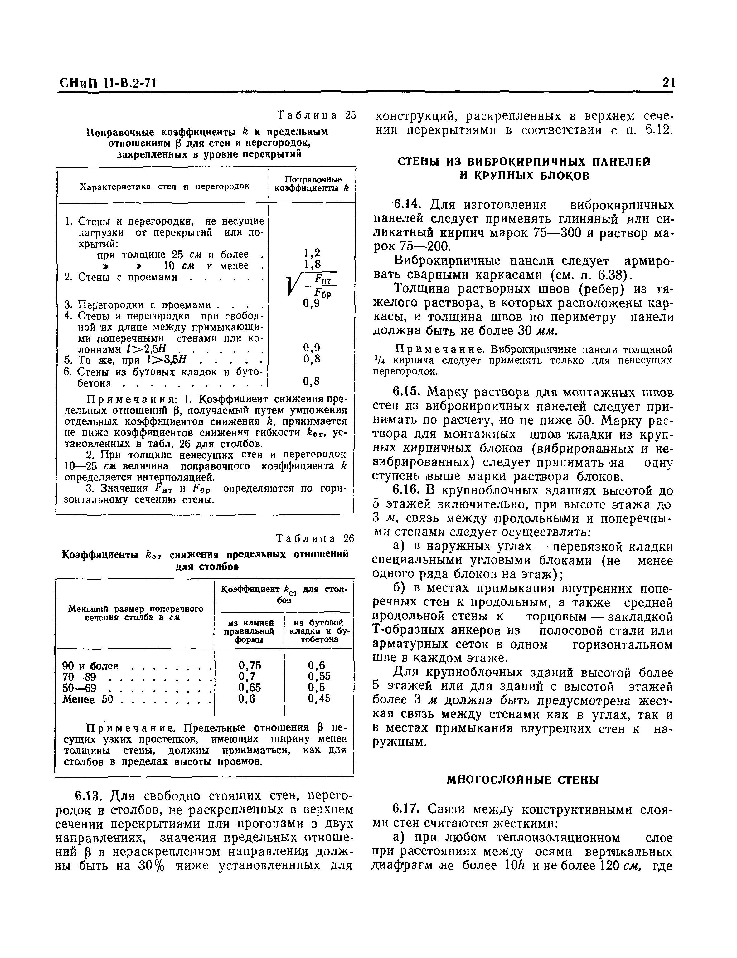 СНиП II-В.2-71