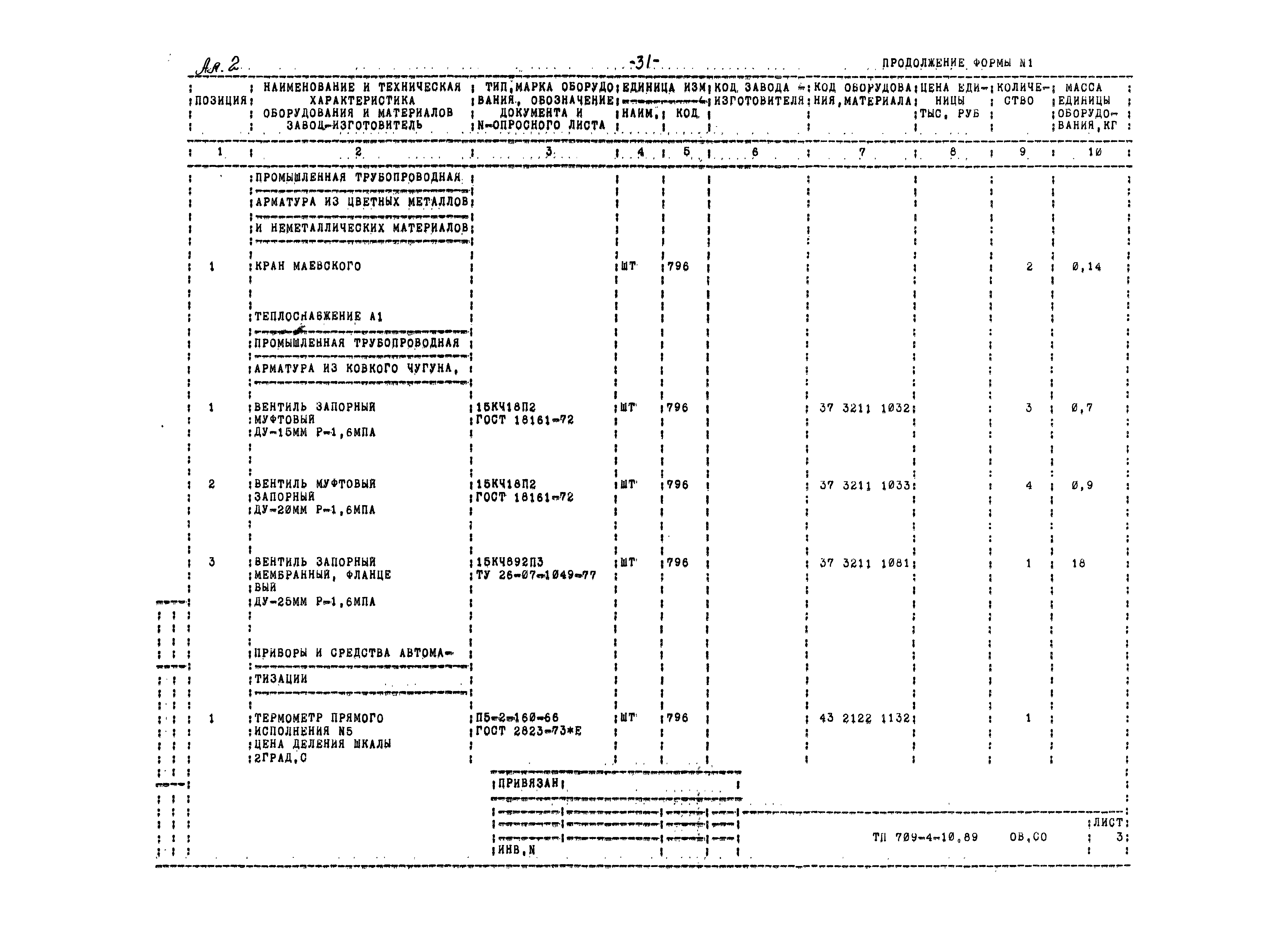 Типовой проект 709-4-10.89