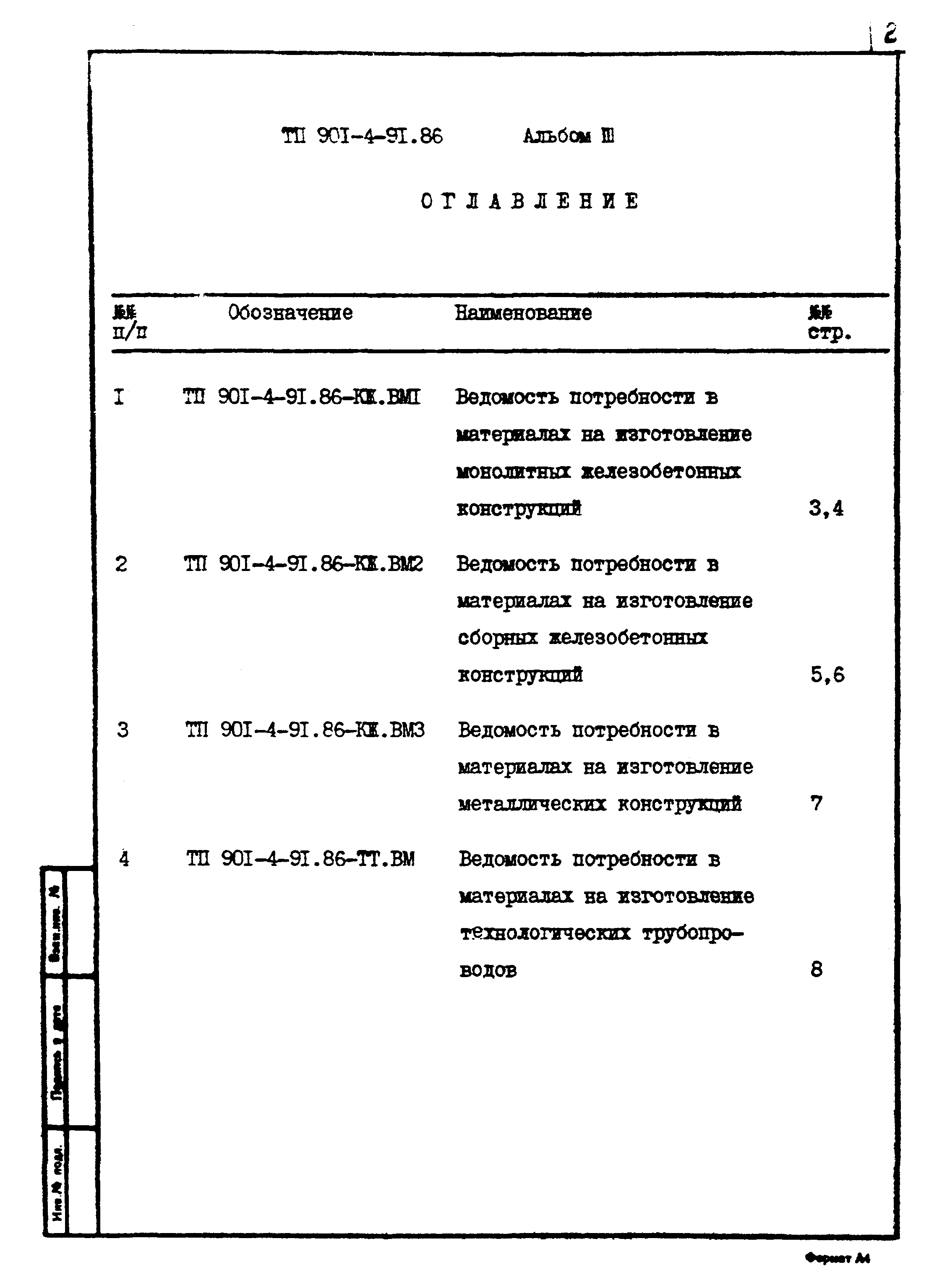 Типовой проект 901-4-91.86