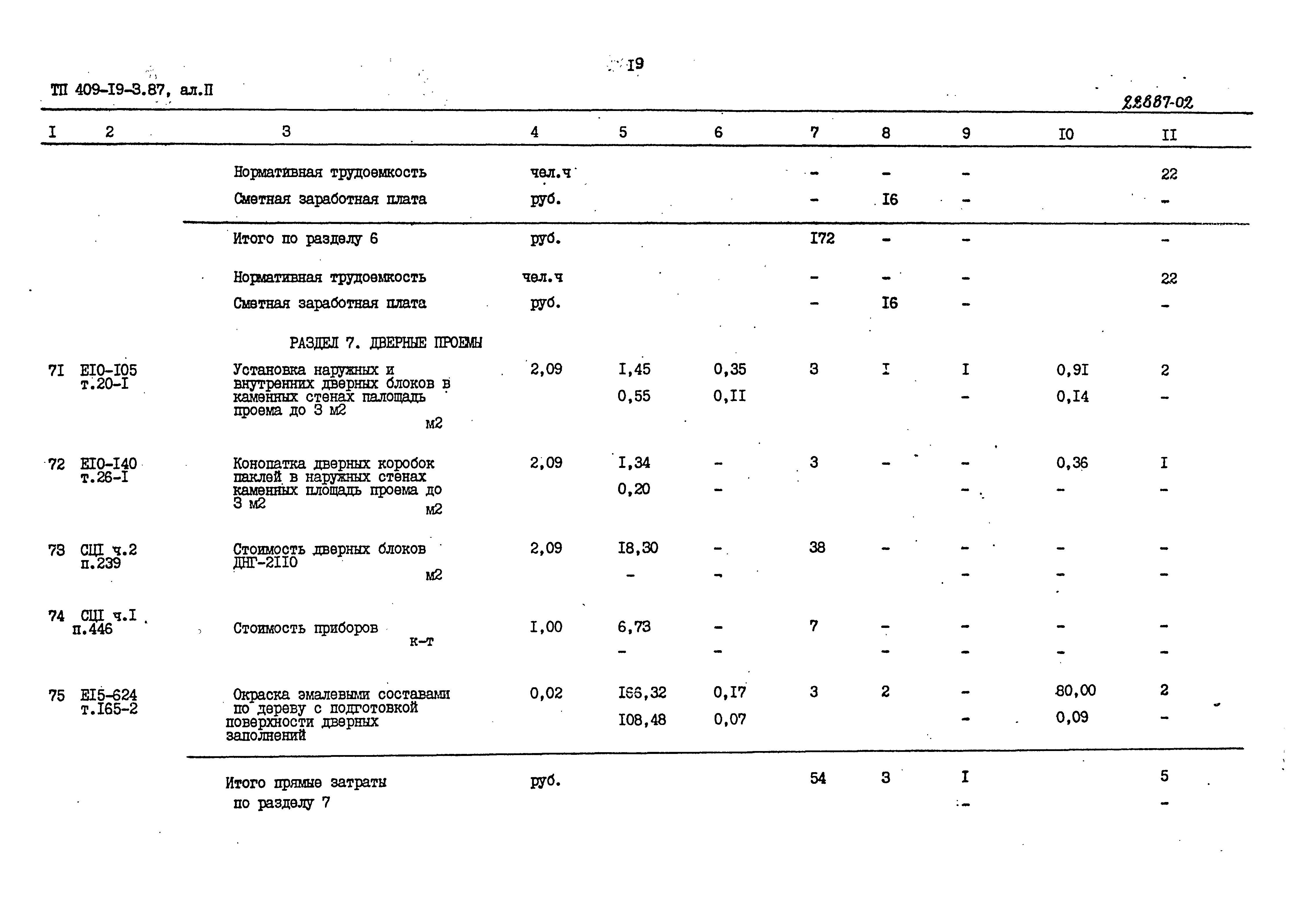 Типовой проект 409-19-3.87