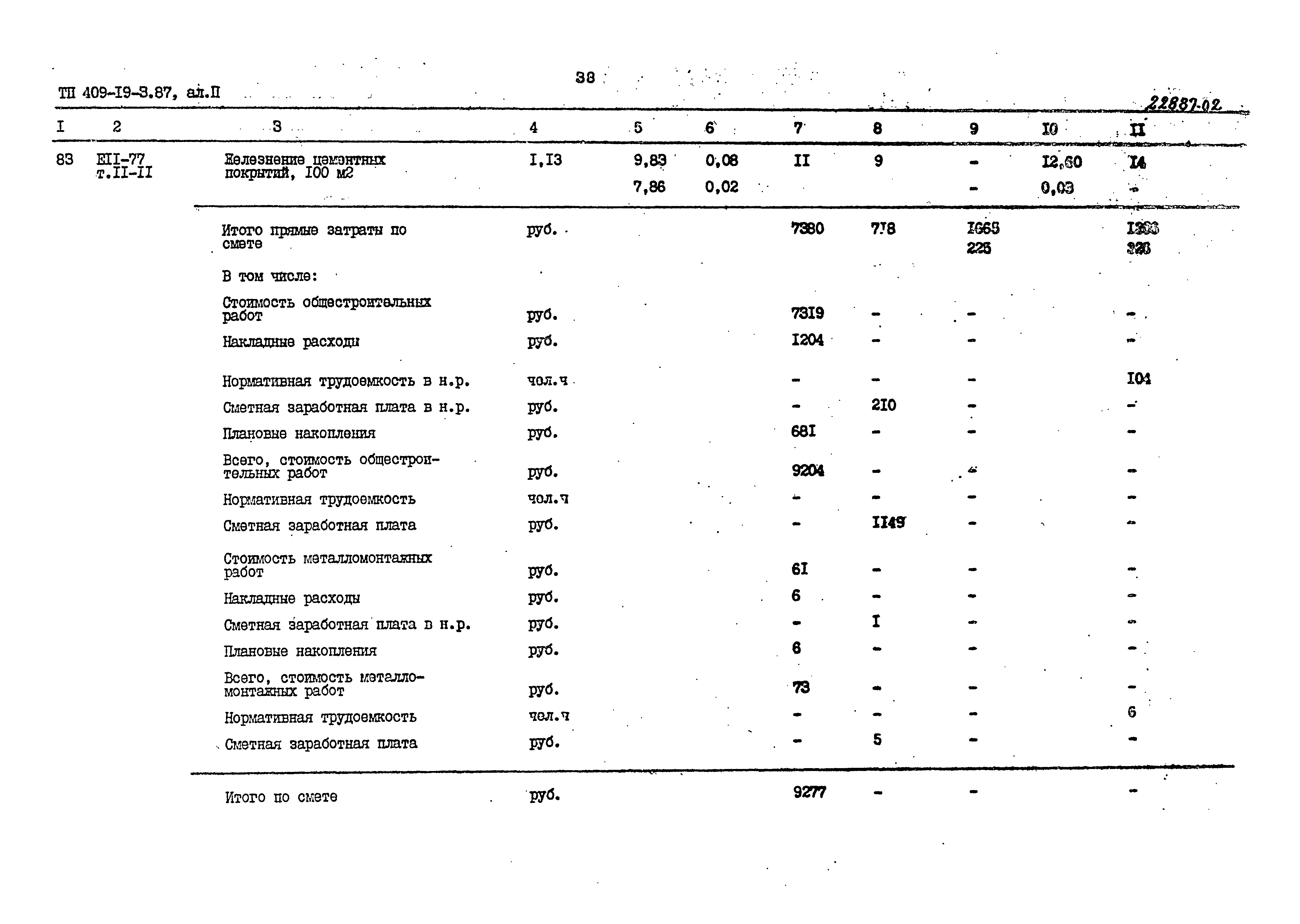 Типовой проект 409-19-3.87