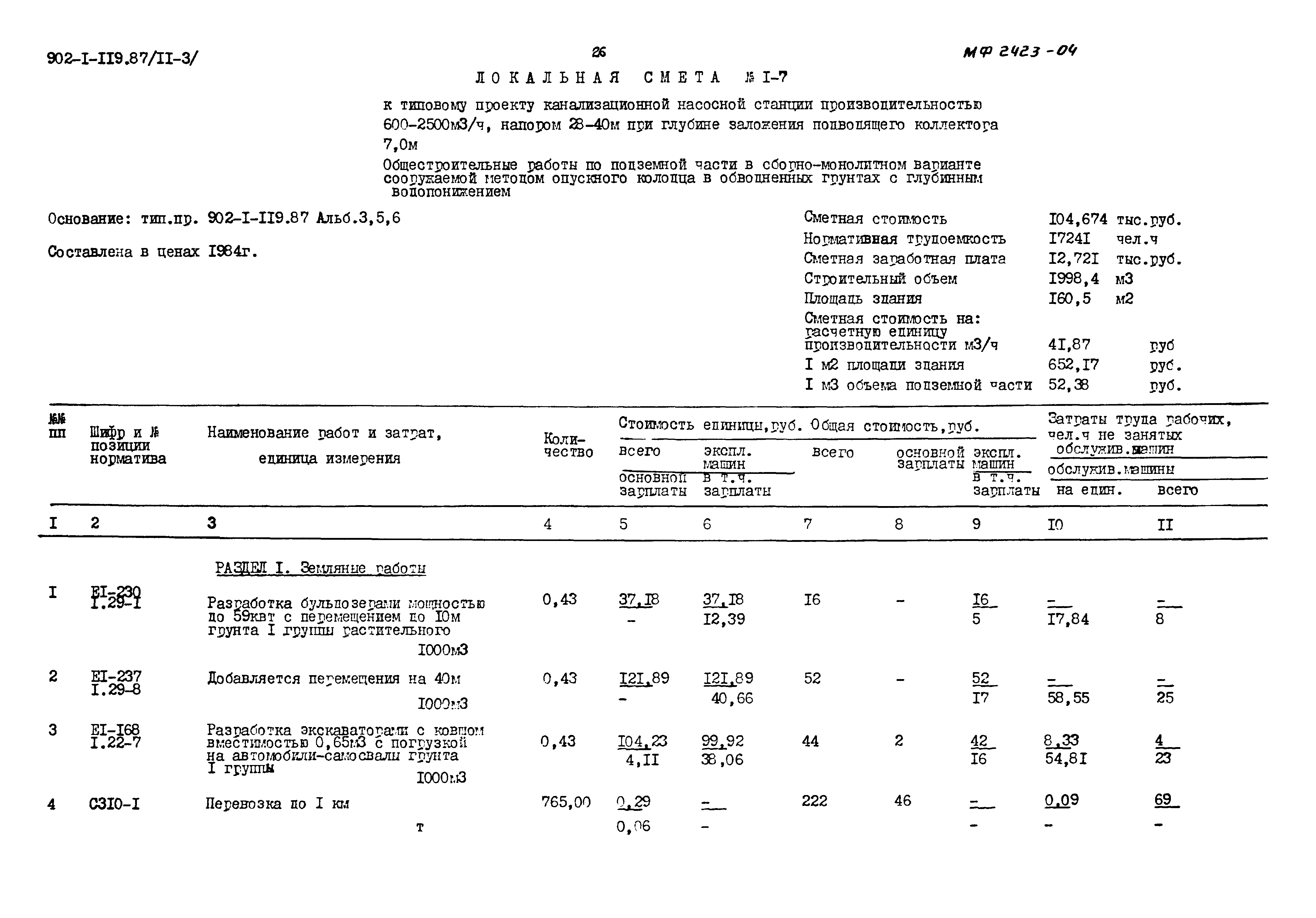 Типовой проект 902-1-119.87