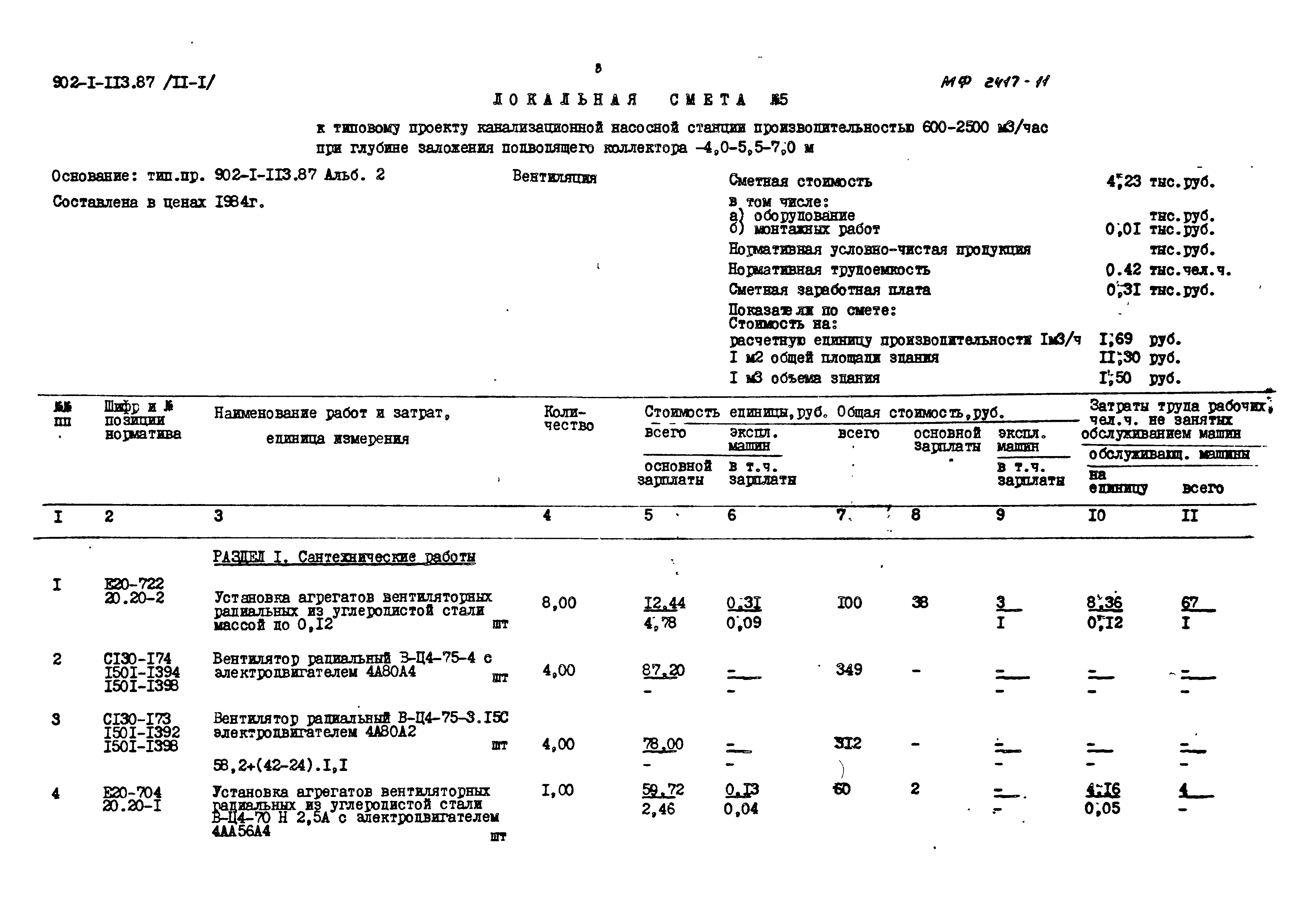 Типовой проект 902-1-119.87