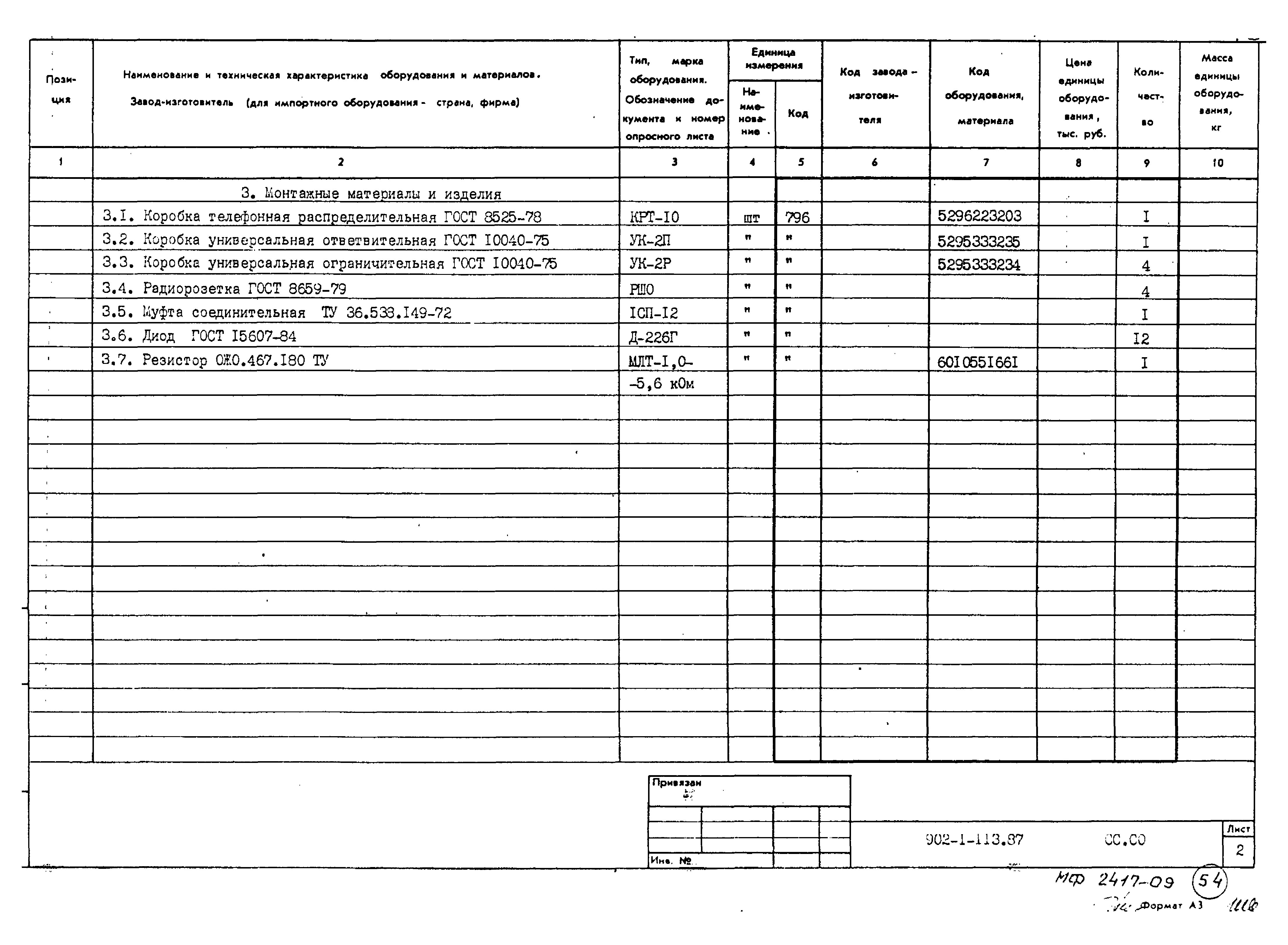 Типовой проект 902-1-119.87