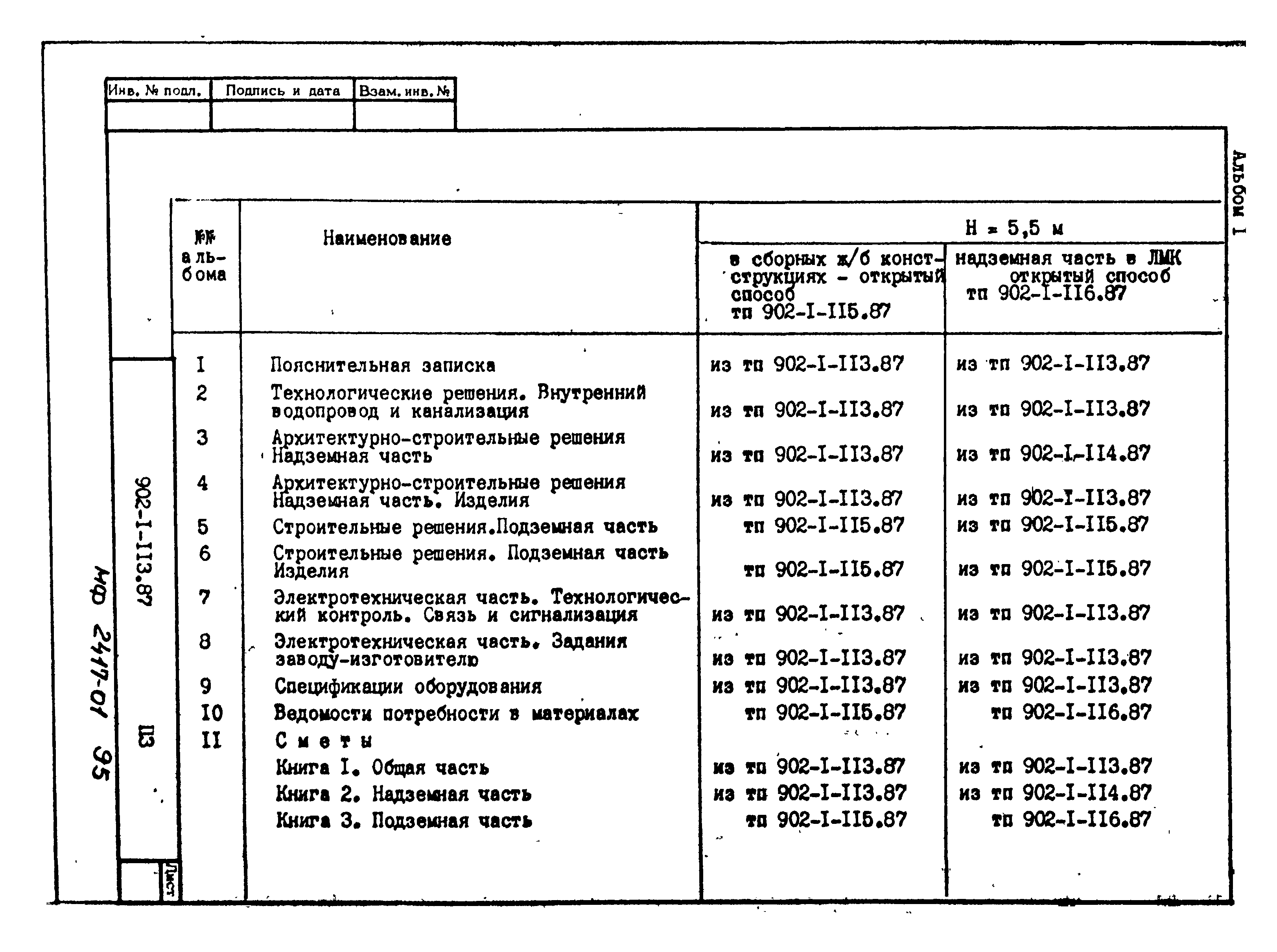 Типовой проект 902-1-119.87